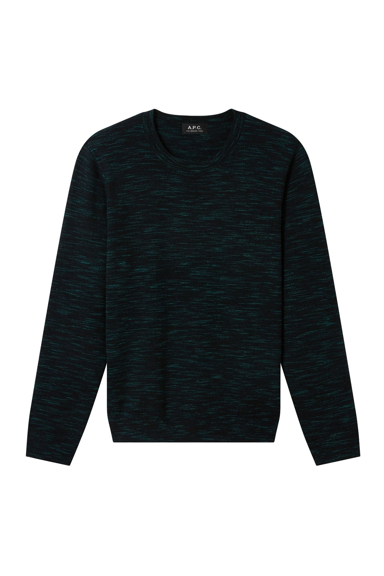 UNISEX SWEATER JAMES HEATHERED GREEN 2