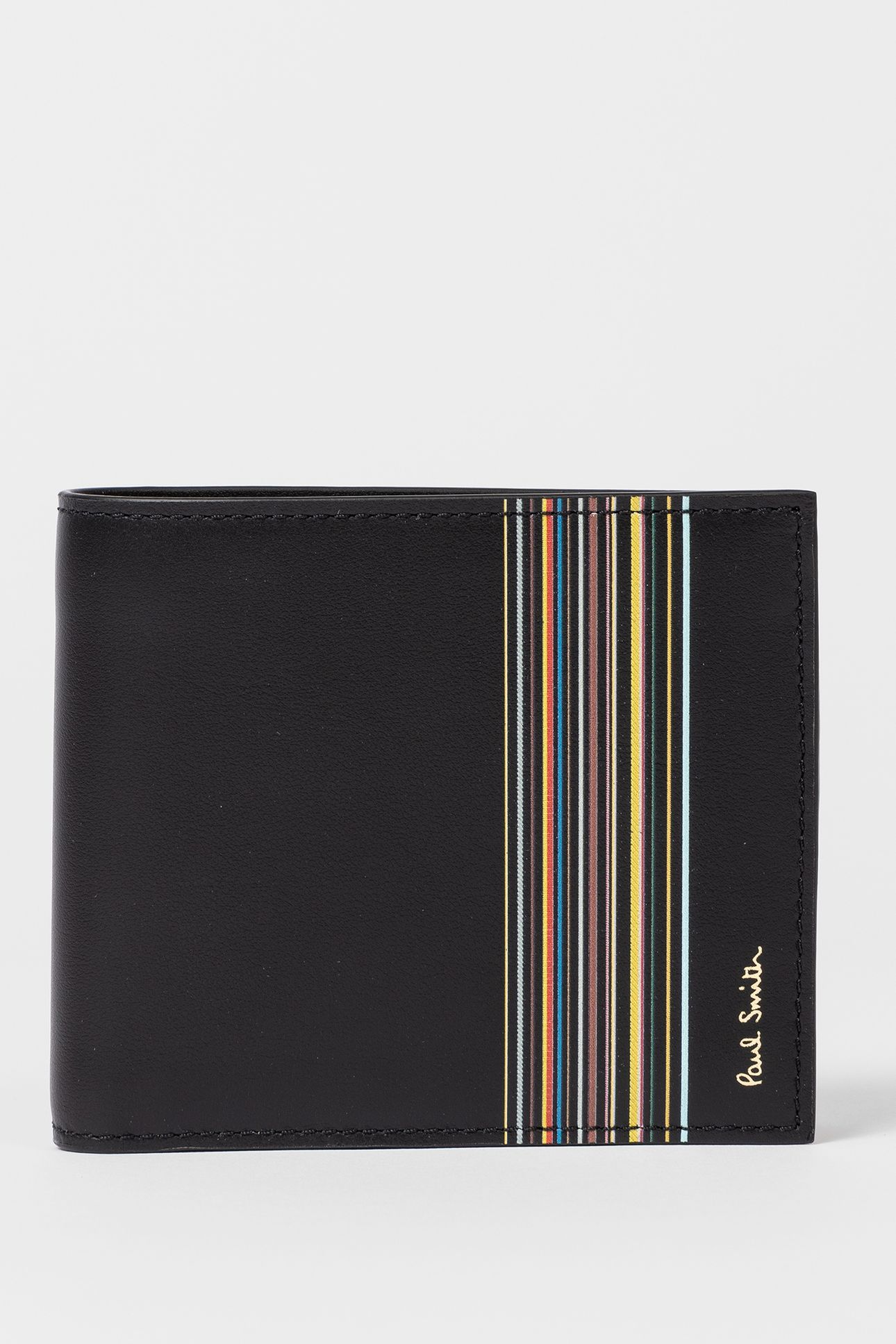 MEN WALLET BILLFOLD COIN BLACK 3