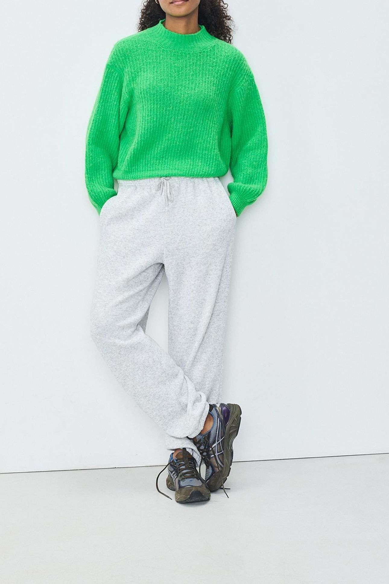 EAST KNIT SWEATER GRENOUILLE FLUO 1