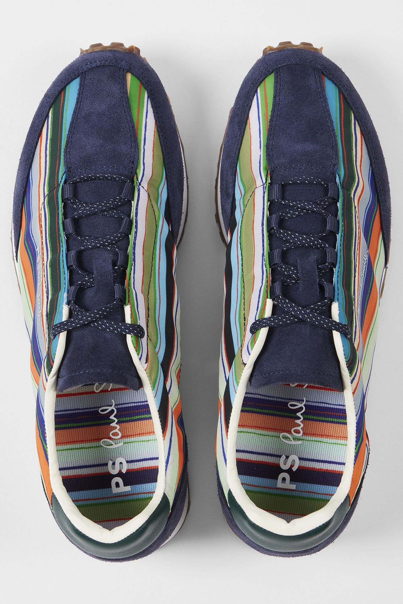 MENS SHOE SENSO STRIPE PRINT MULTI COLOURED 4