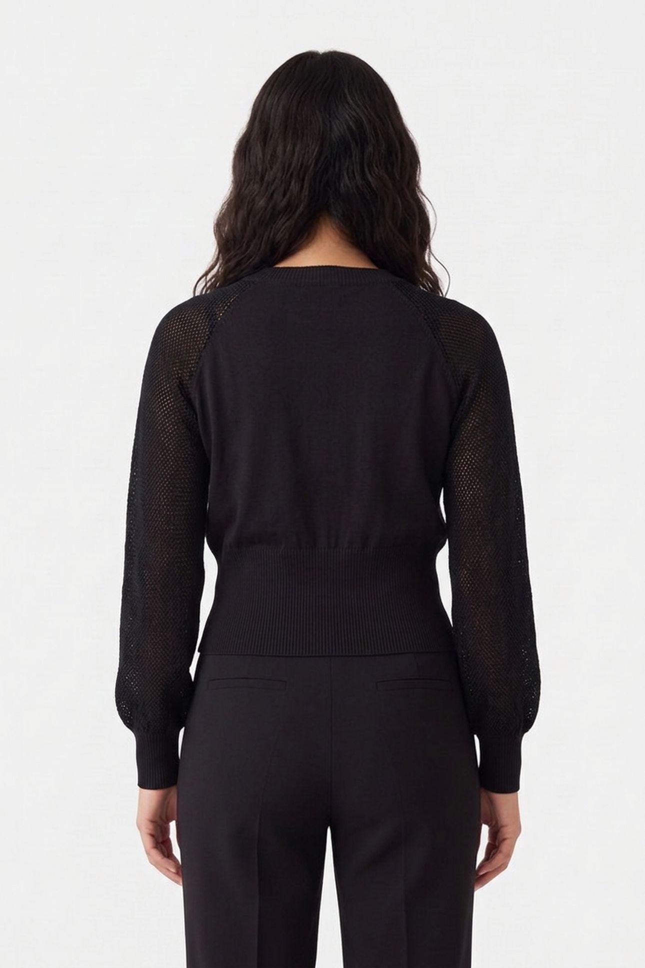 KNITTED JACKET BLACK 2
