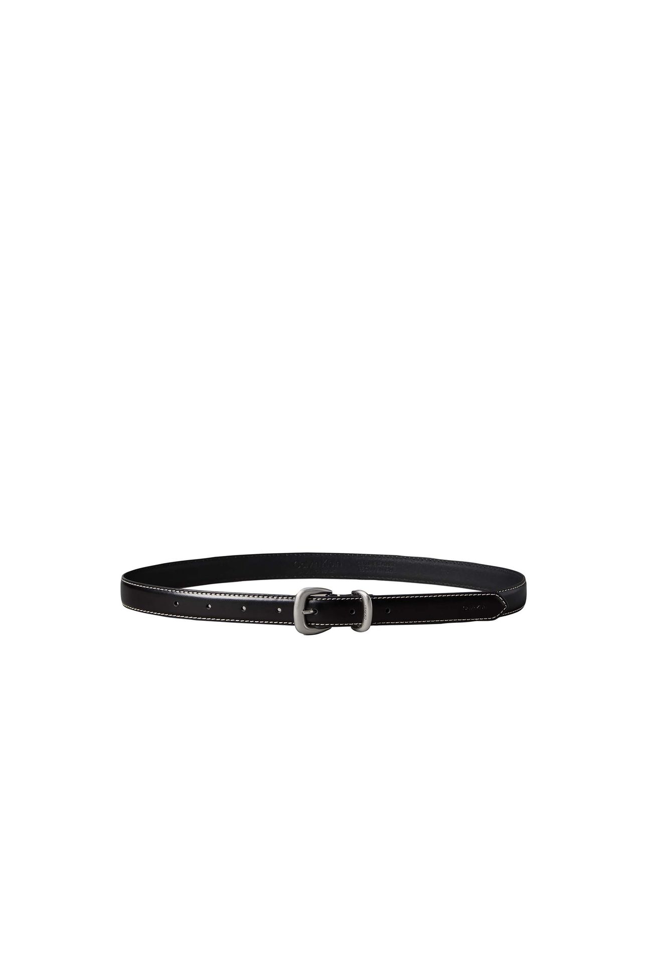 2PIECE LOGO 25MM CONV BELT BLACK/ANTIQUE NICKEL 1