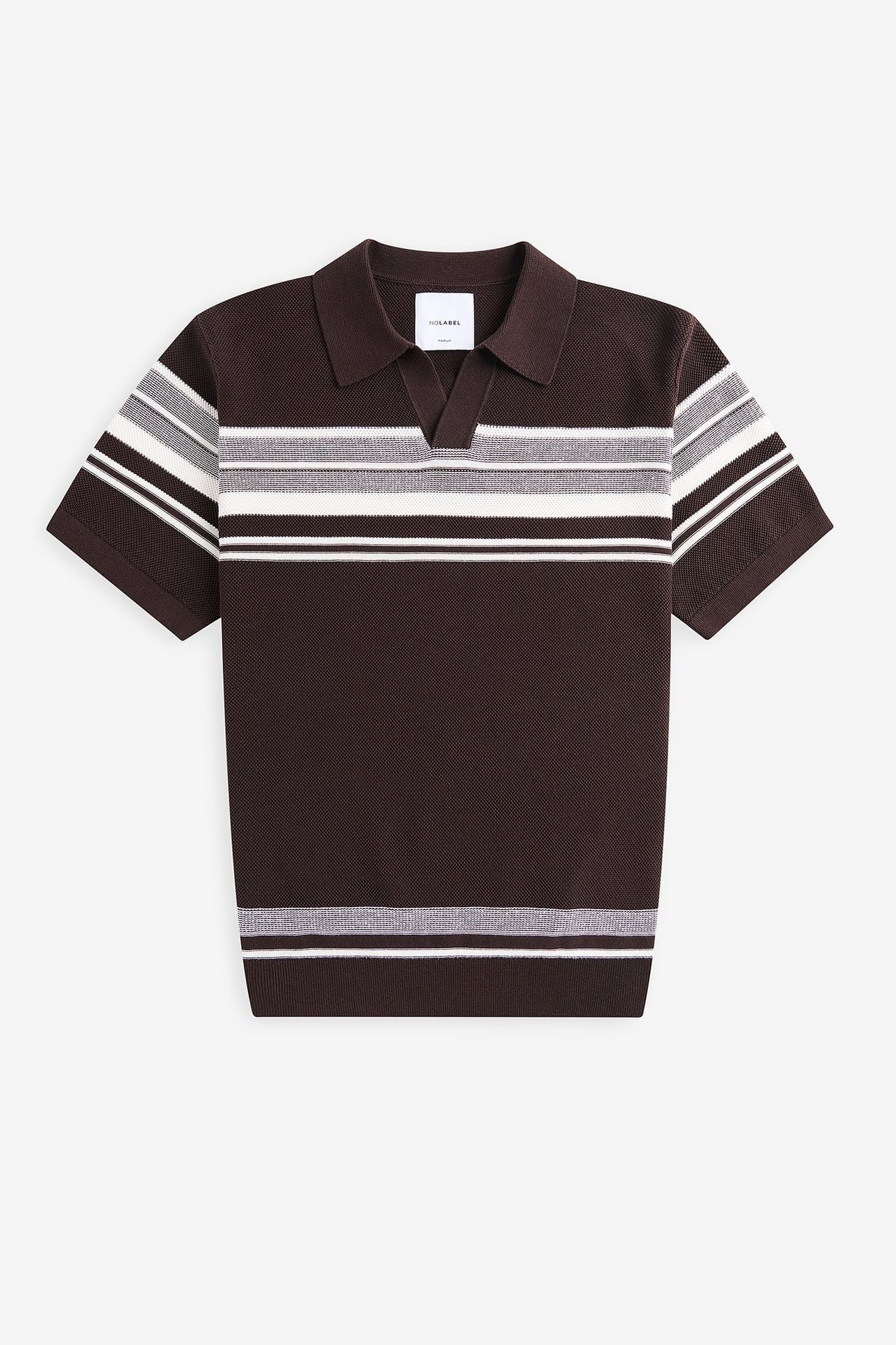 ETHAN COTTON STRIPE DARK BROWN 3
