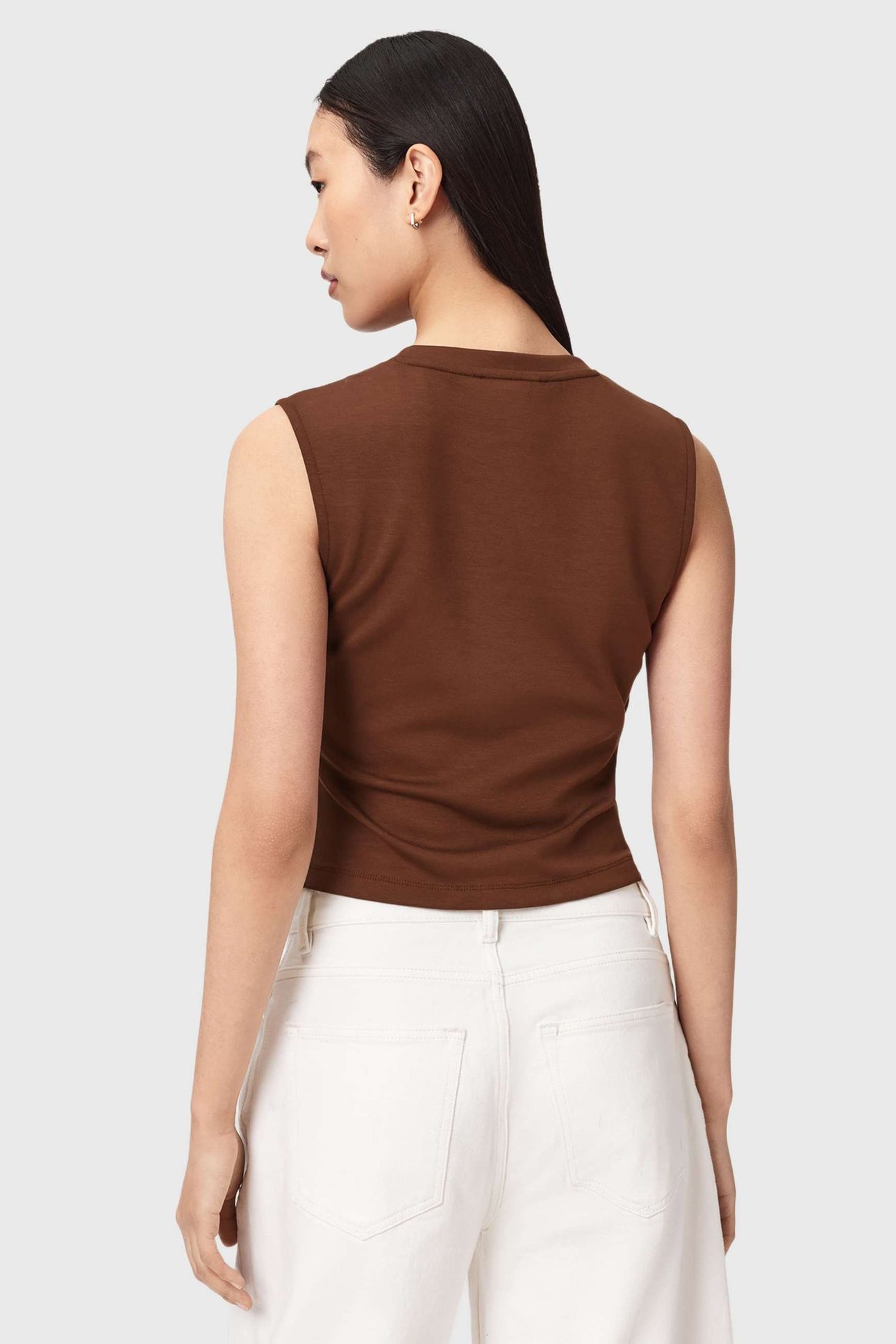 NELLA TANK HOT CHOC BROWN 3