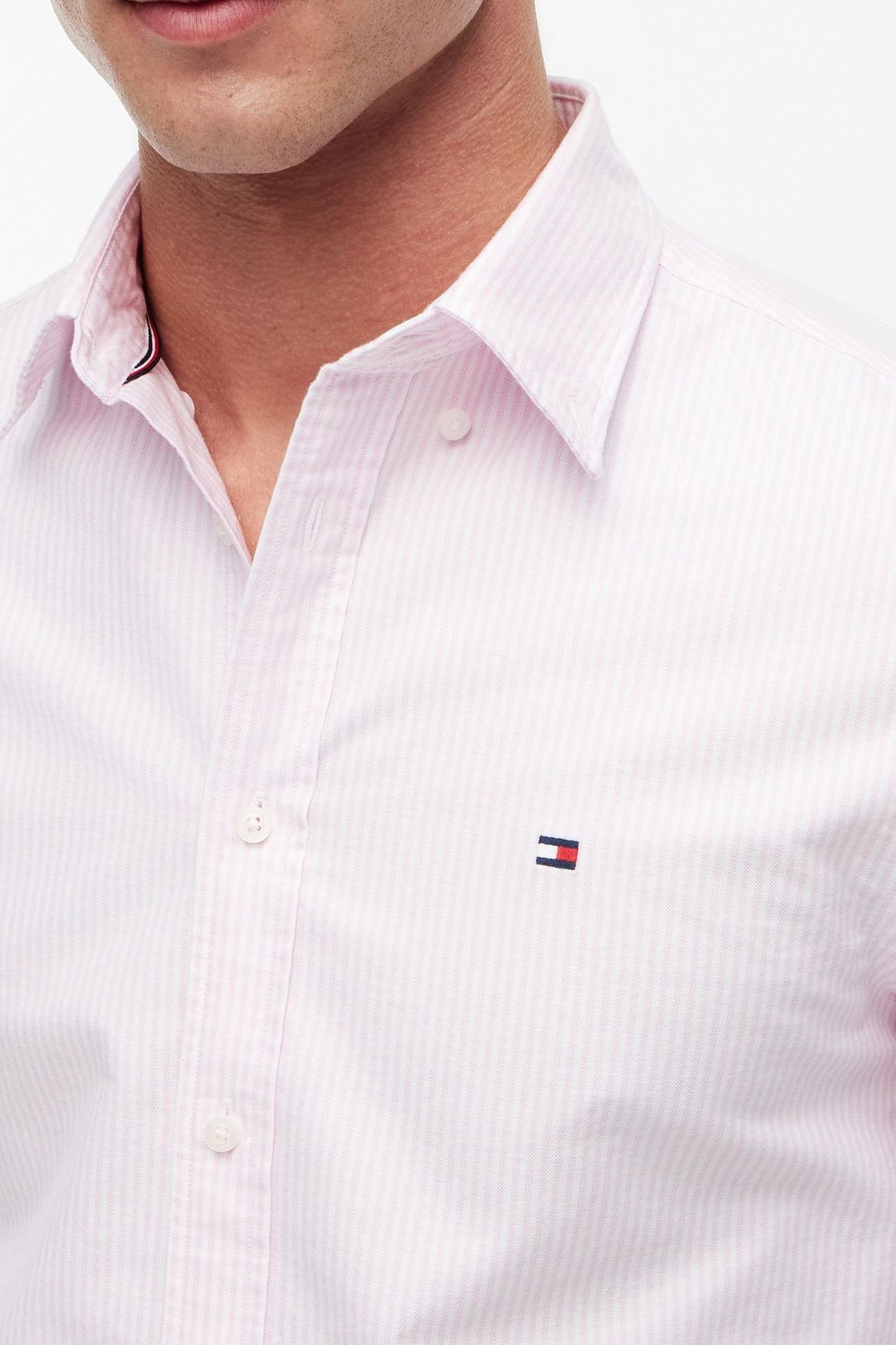 HERITAGE OXFORD STRIPE ROSE PETAL/STRIPE 9