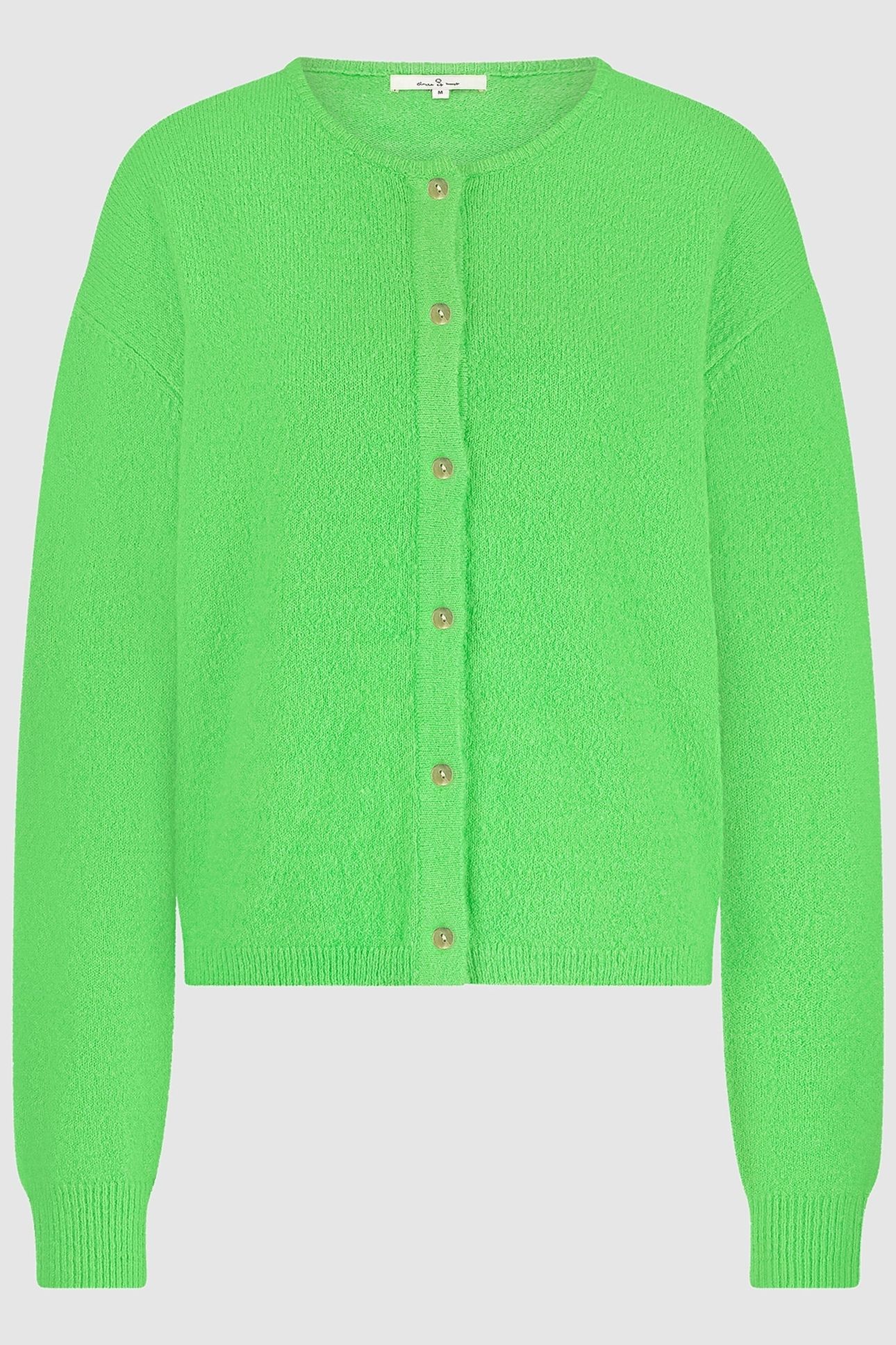 GIRLS BODI CARDIGAN GLOWING GREEN 1