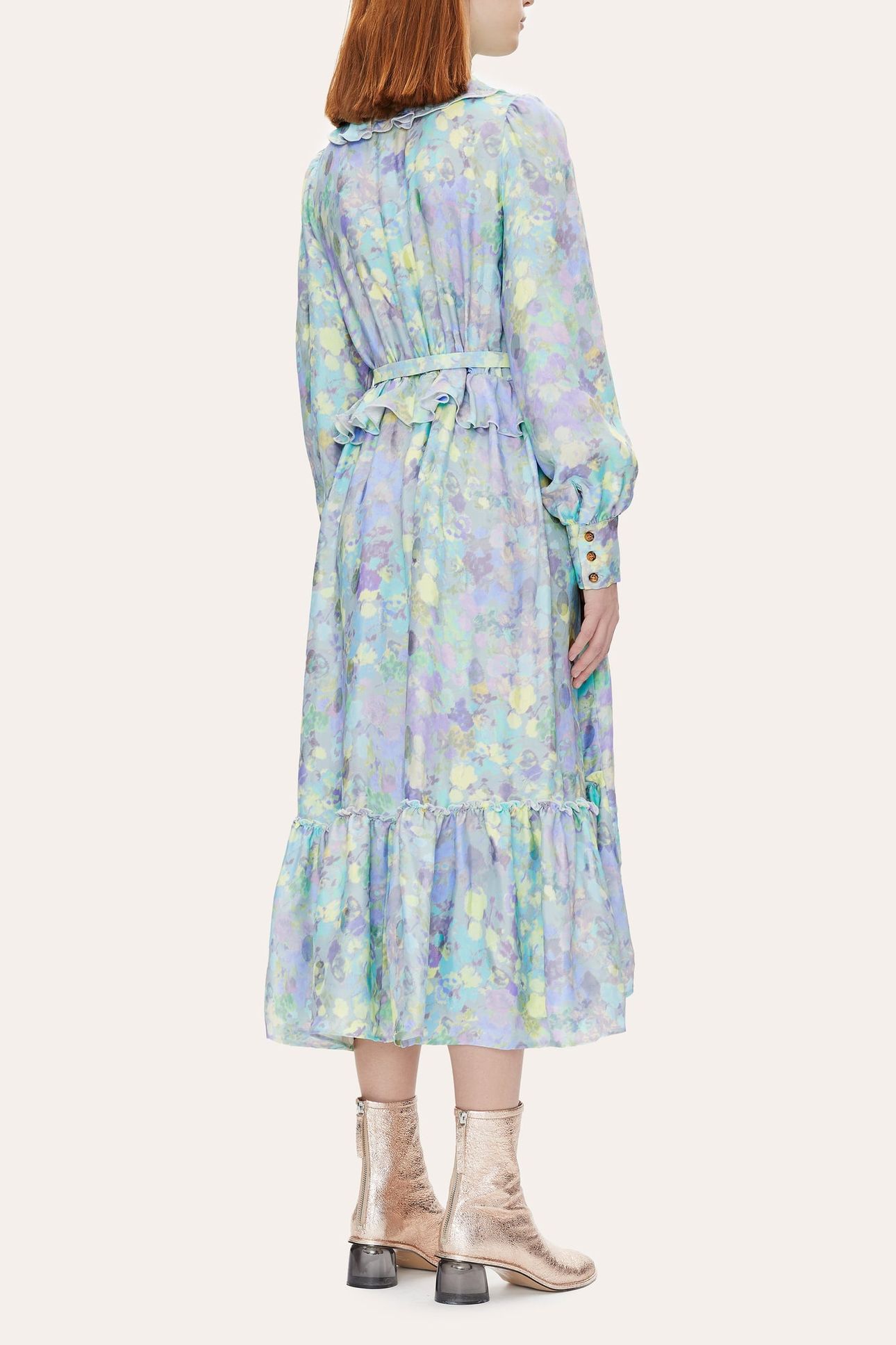 ODETTE DRESS LONG PASTEL BLOOM 2