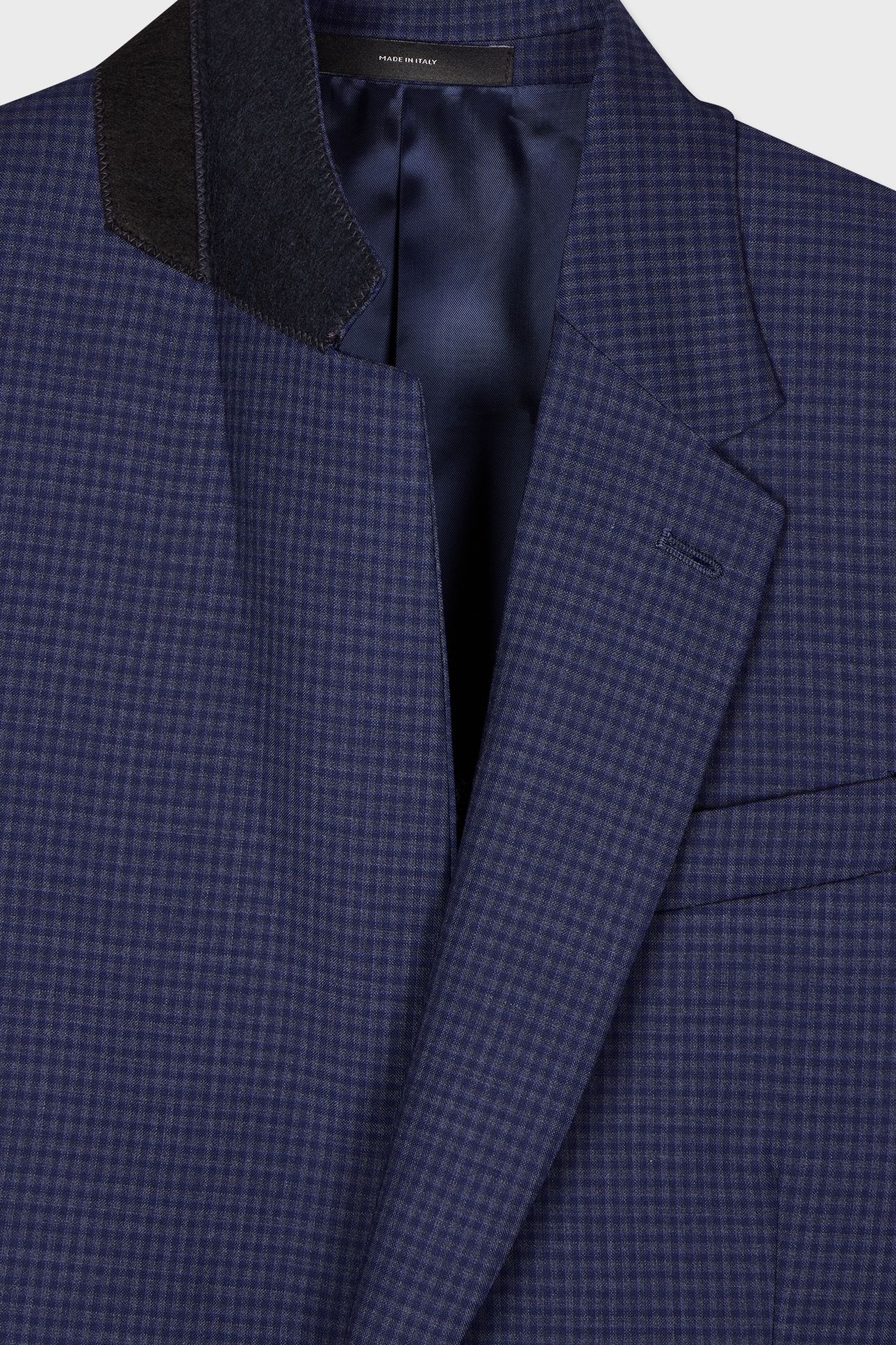 GENTS TAILORED FIT 2BTN JACKET BLUE 6