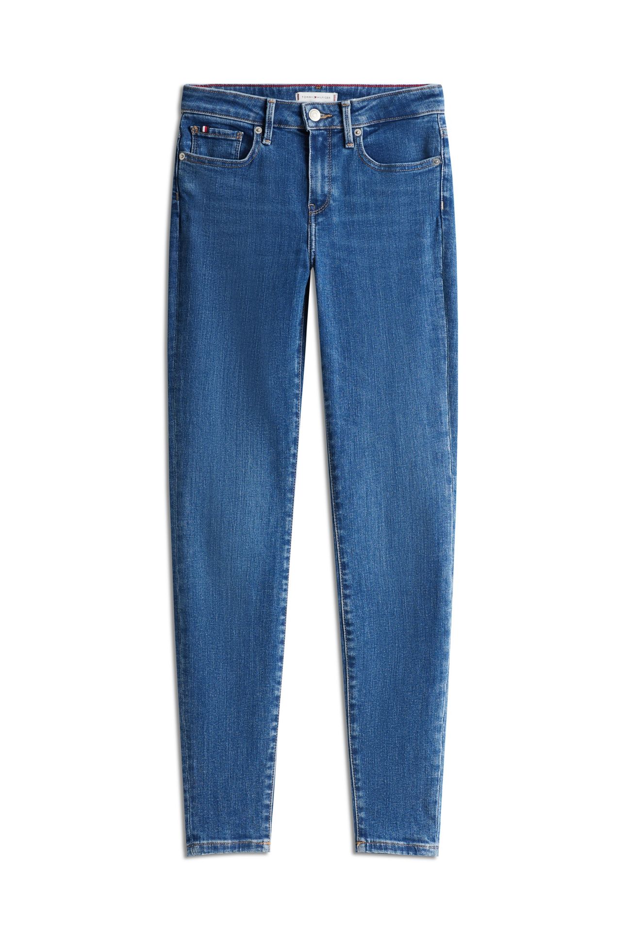 NOS COMO SKINNY MID RISE NOS MID BLUE 6