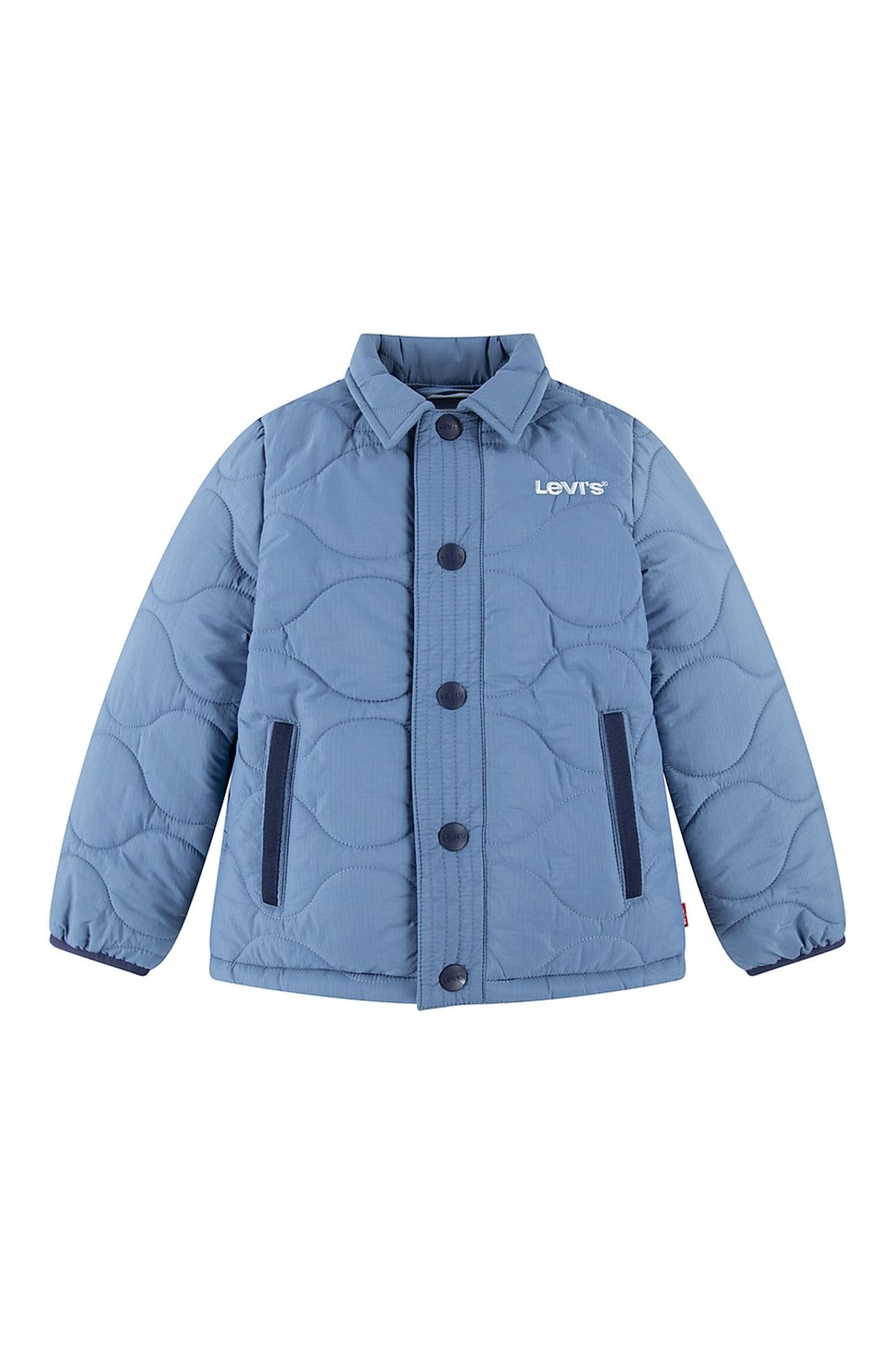 BOYS QUILTED SHIRT JACKET CORNETBLUE 1