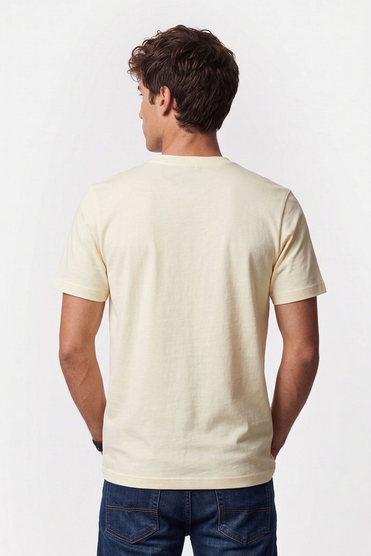 UNISEX ESSENTIAL TEE IVORY 5