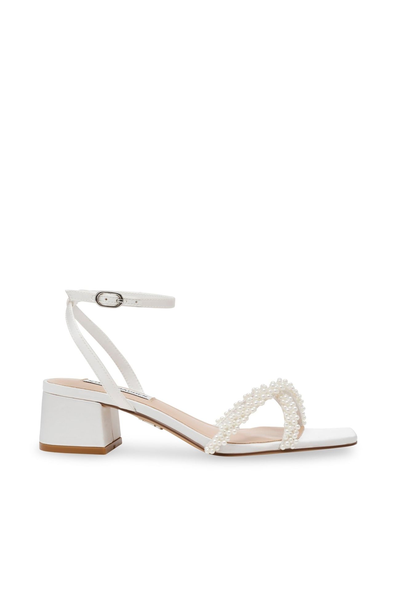 GABBY-P SANDALS IVORY SATIN 1