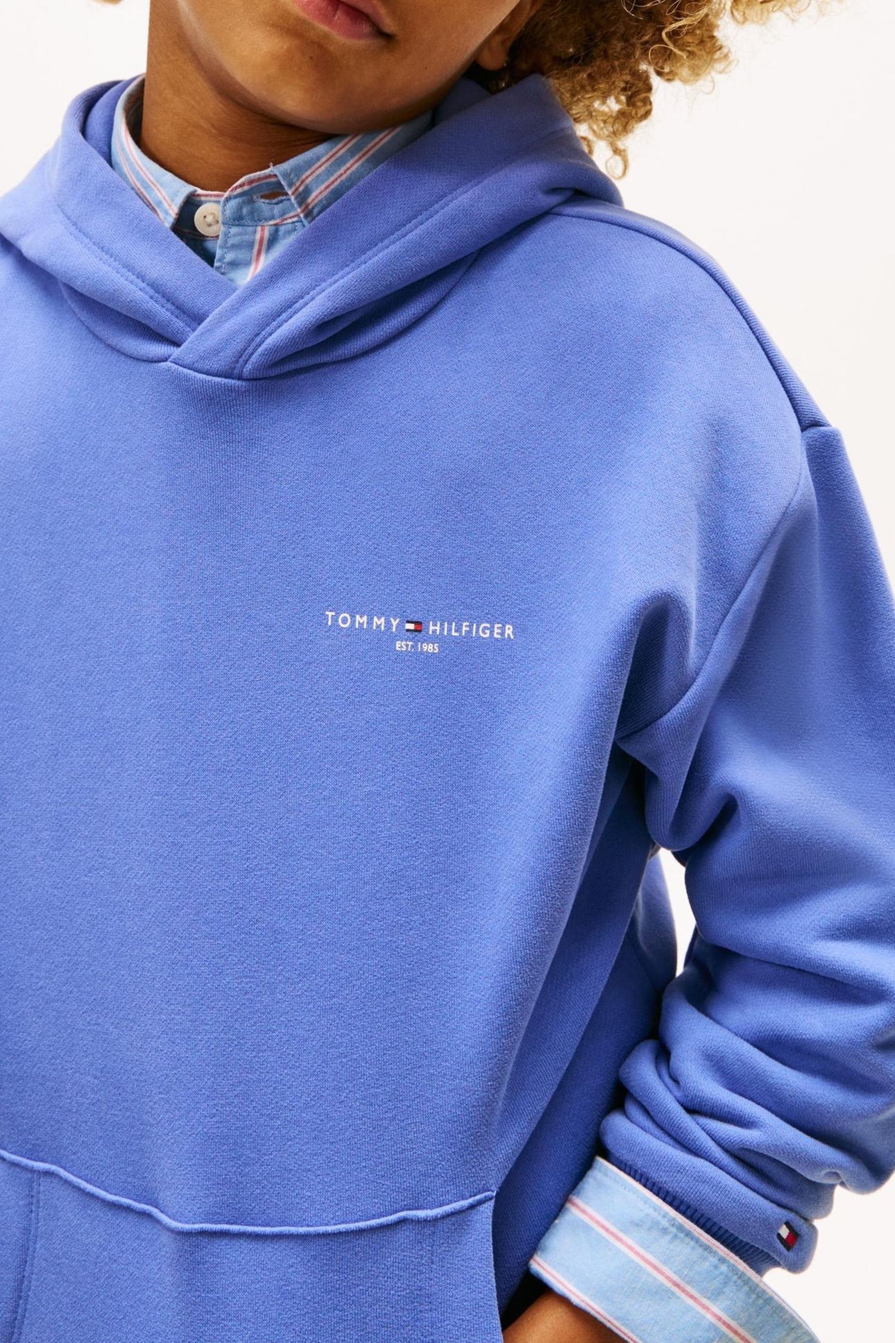 UNISEX MINI CORP HOODIE SOFT SAPPHIRE 6