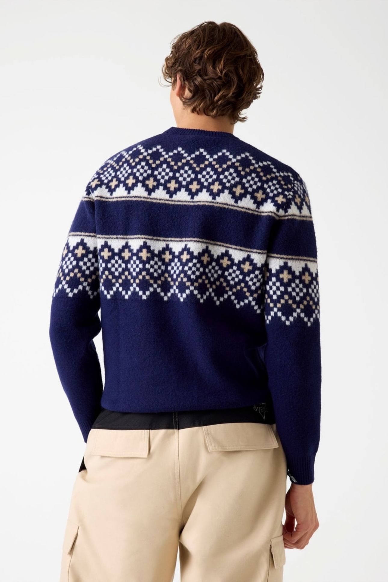 SKI CN JACQUARD SWTR SMART BLUE 2