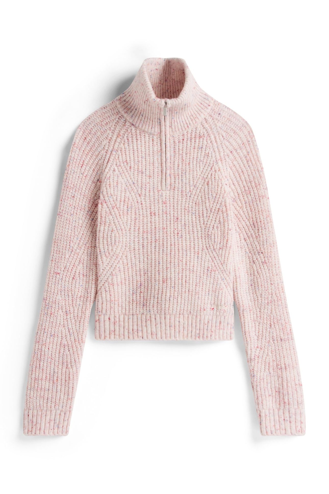 TJW NEP 1/4 ZIP SWEATER ANCIENT WHITE 3