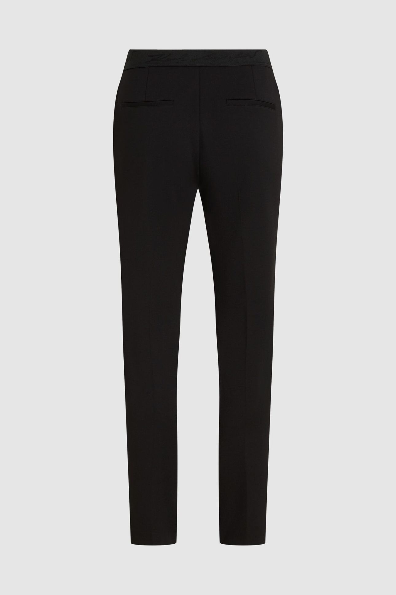 ELASTIC WAIST PUNTO PANTS BLACK 3