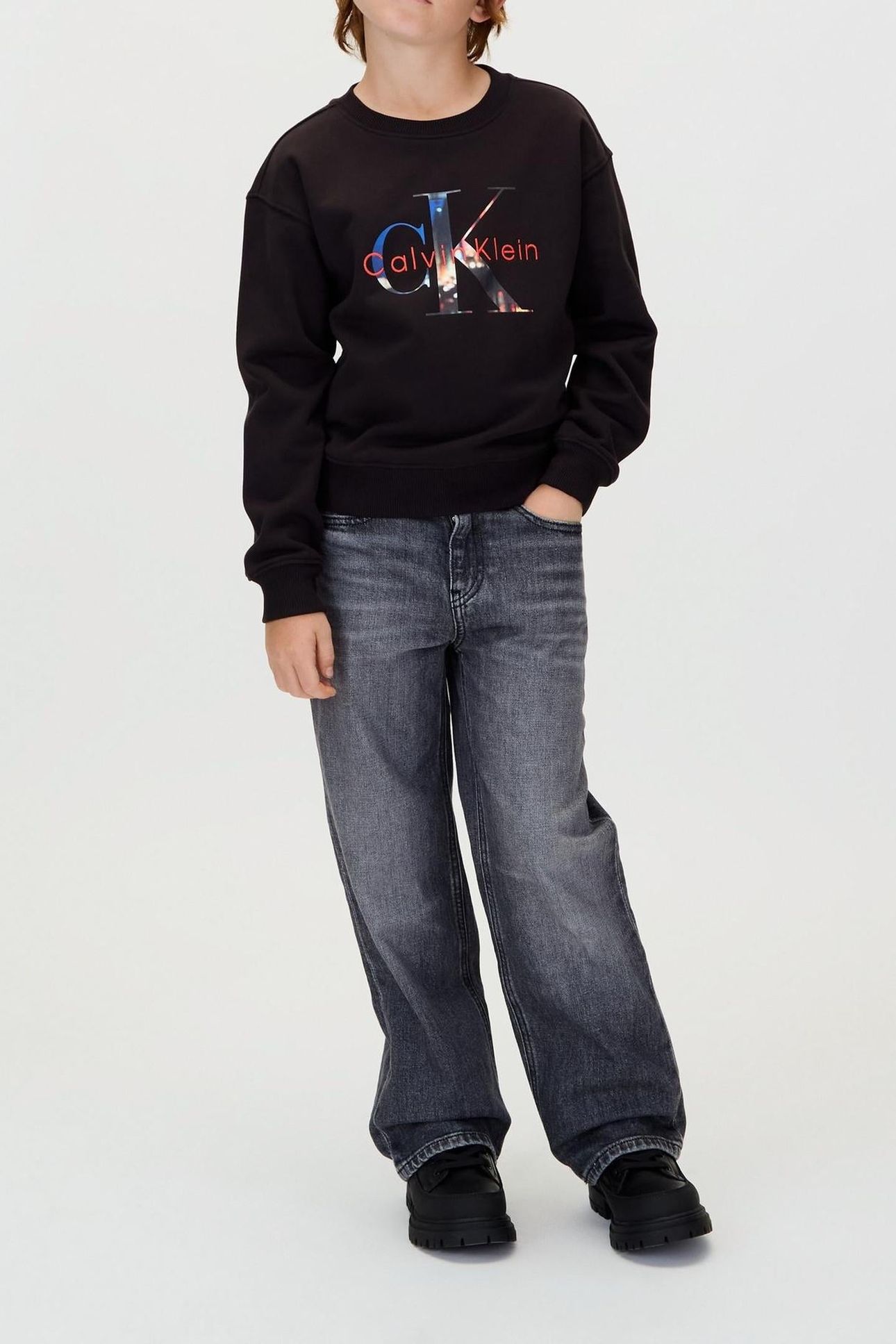 BOYS FILLED-IN PHOTO FLEECE BLACK 3