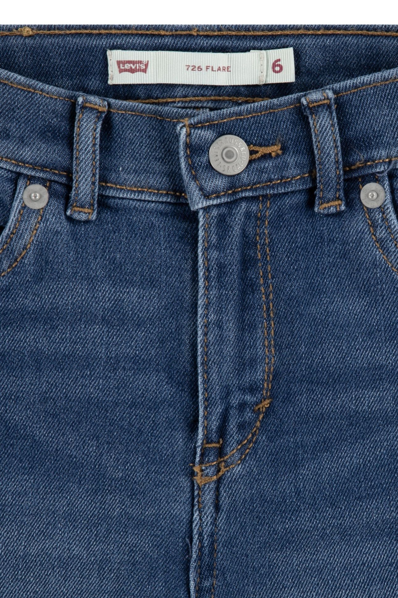 GIRLS 726 HIGH RISE FLARE JEAN DOUBLE TALK 4
