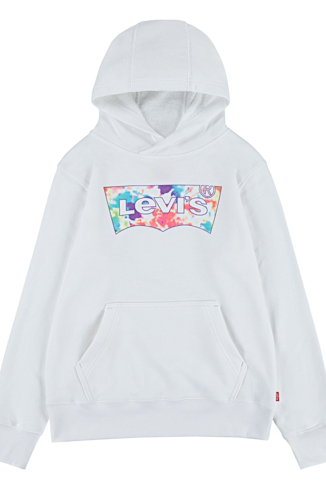 BOYS GRAPHIC PULLOVER HOODIE WHITE 1