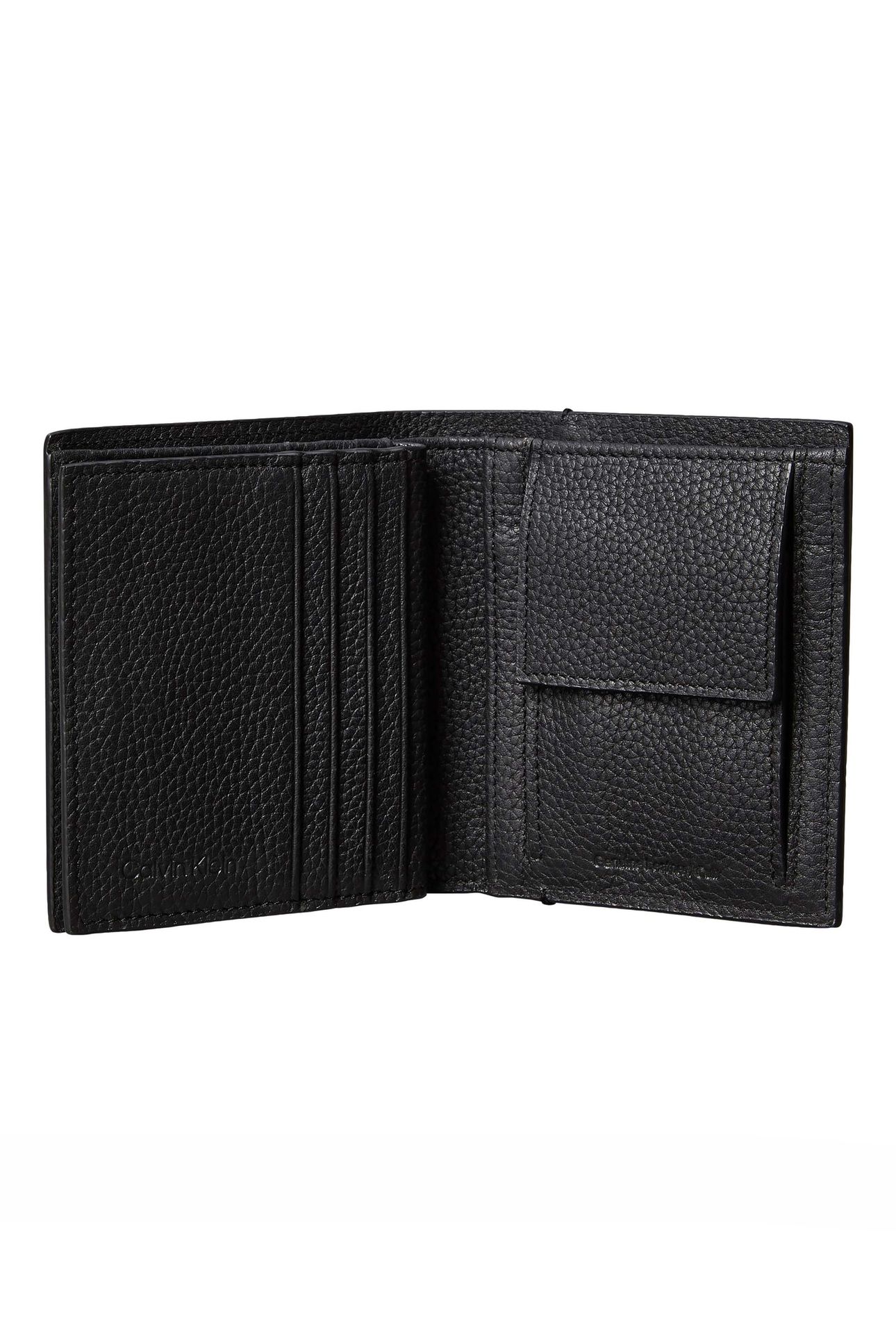 FOIL EMBOSS SLIM TRIFOLD WALLET BLACK 2