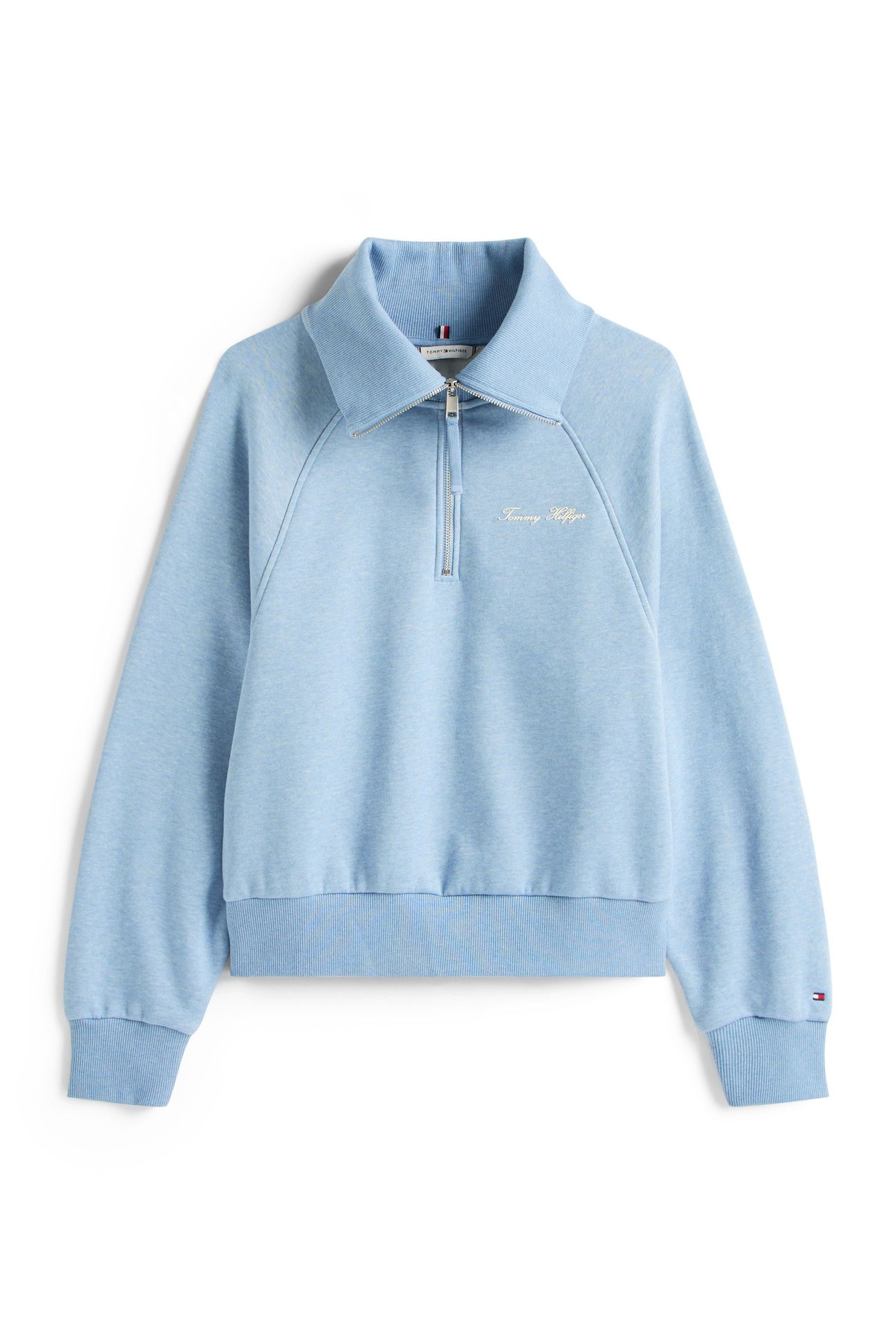 CLASSIC SCRIPT FLEECE BRISK BLUE HEATHER 4