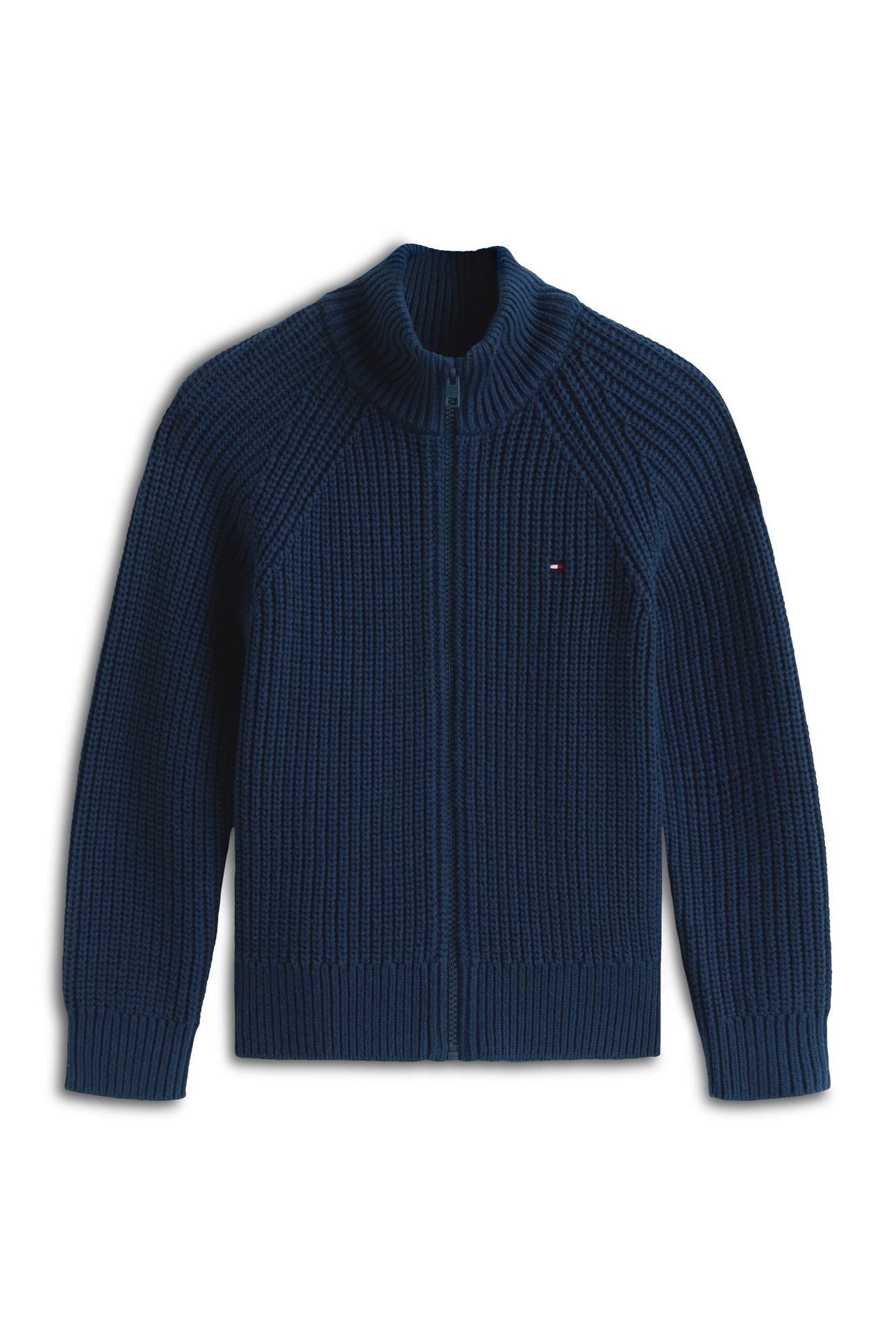 BOYS HALF CARDIGAN FULL ZIP DARK NIGHT NAVY 5
