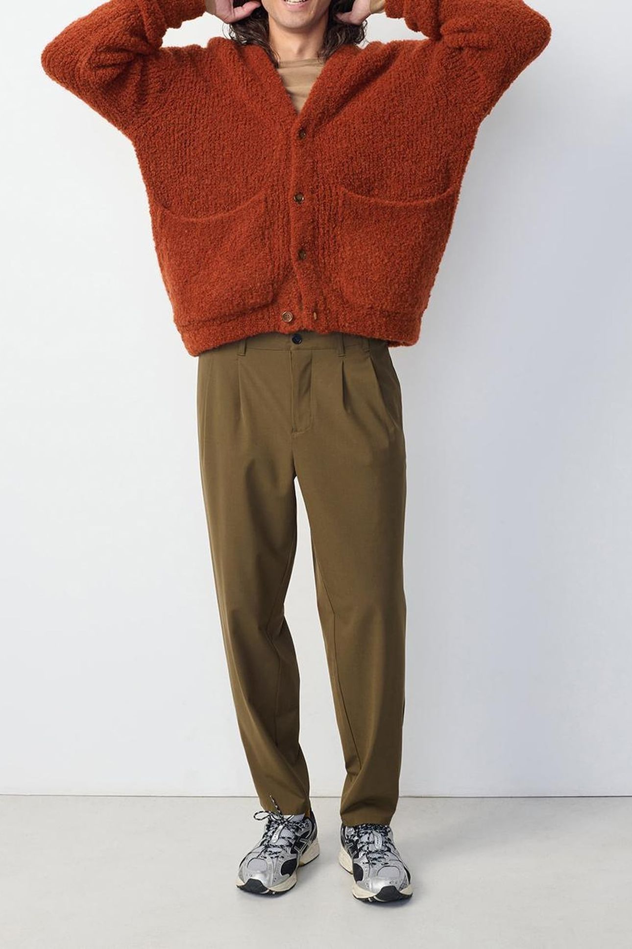 ZOLLY CARDIGAN BRIQUE CHINE 5