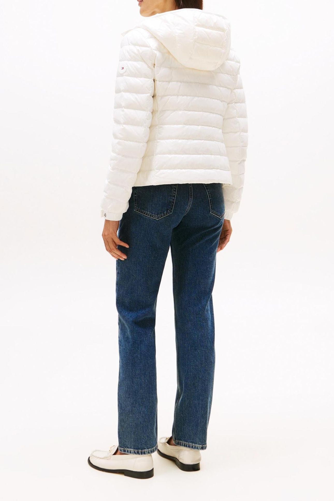 UL DOWN REG HOODED JACKET IVORY SILK 2