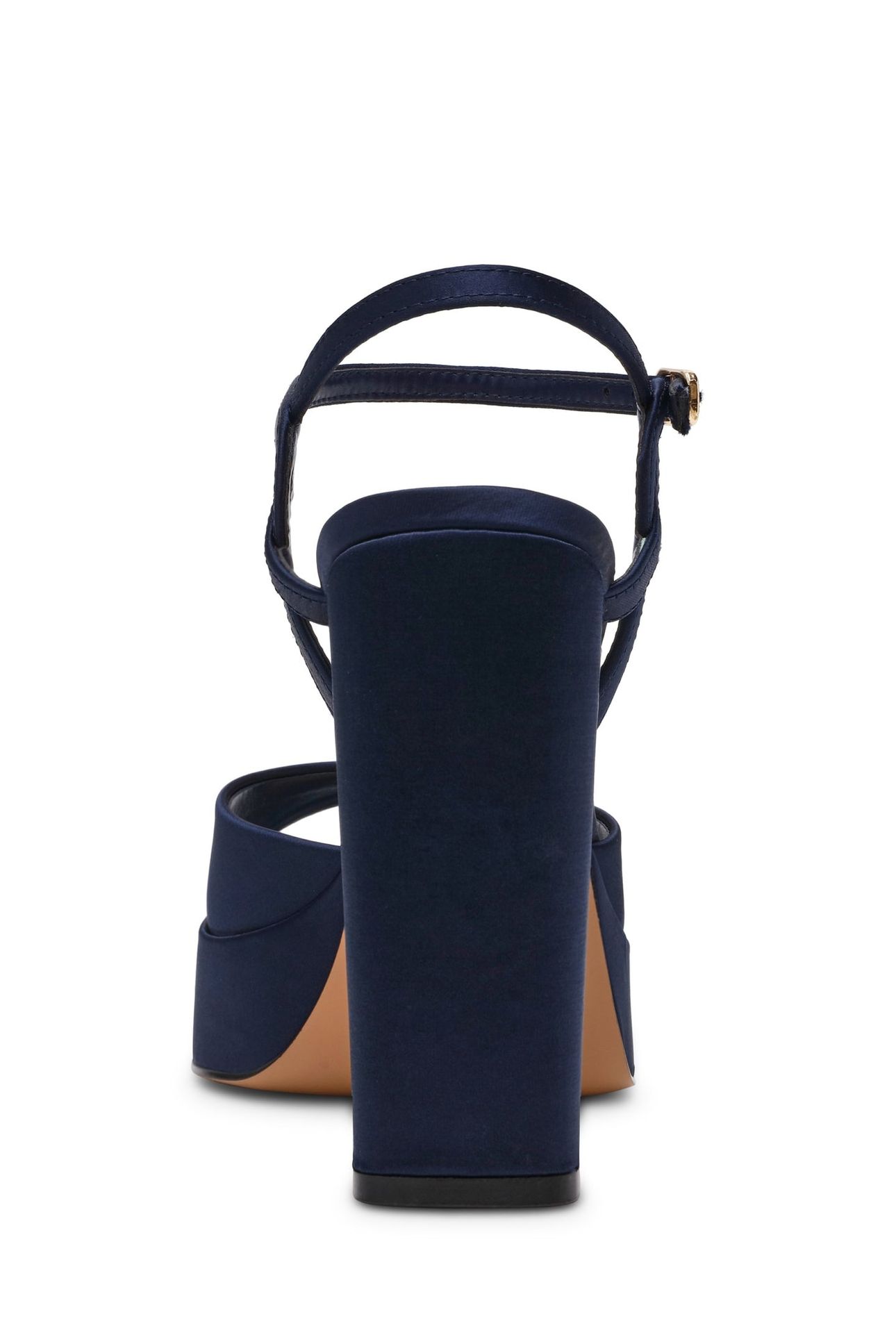 MILIANA SANDALS BLUE SATIN 5