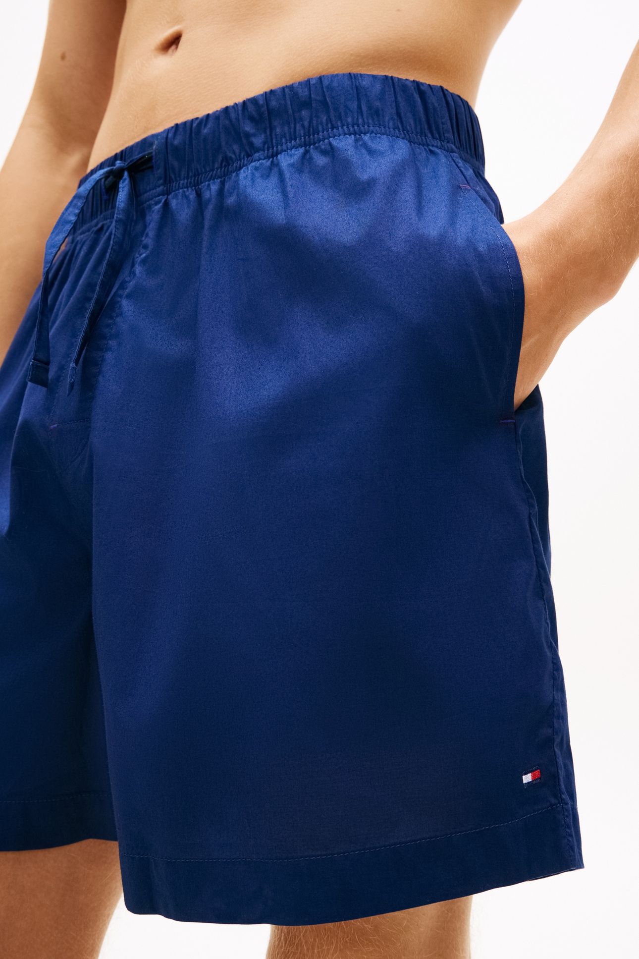 RELAXED WOVEN SHORT PREPPY NAVY 5