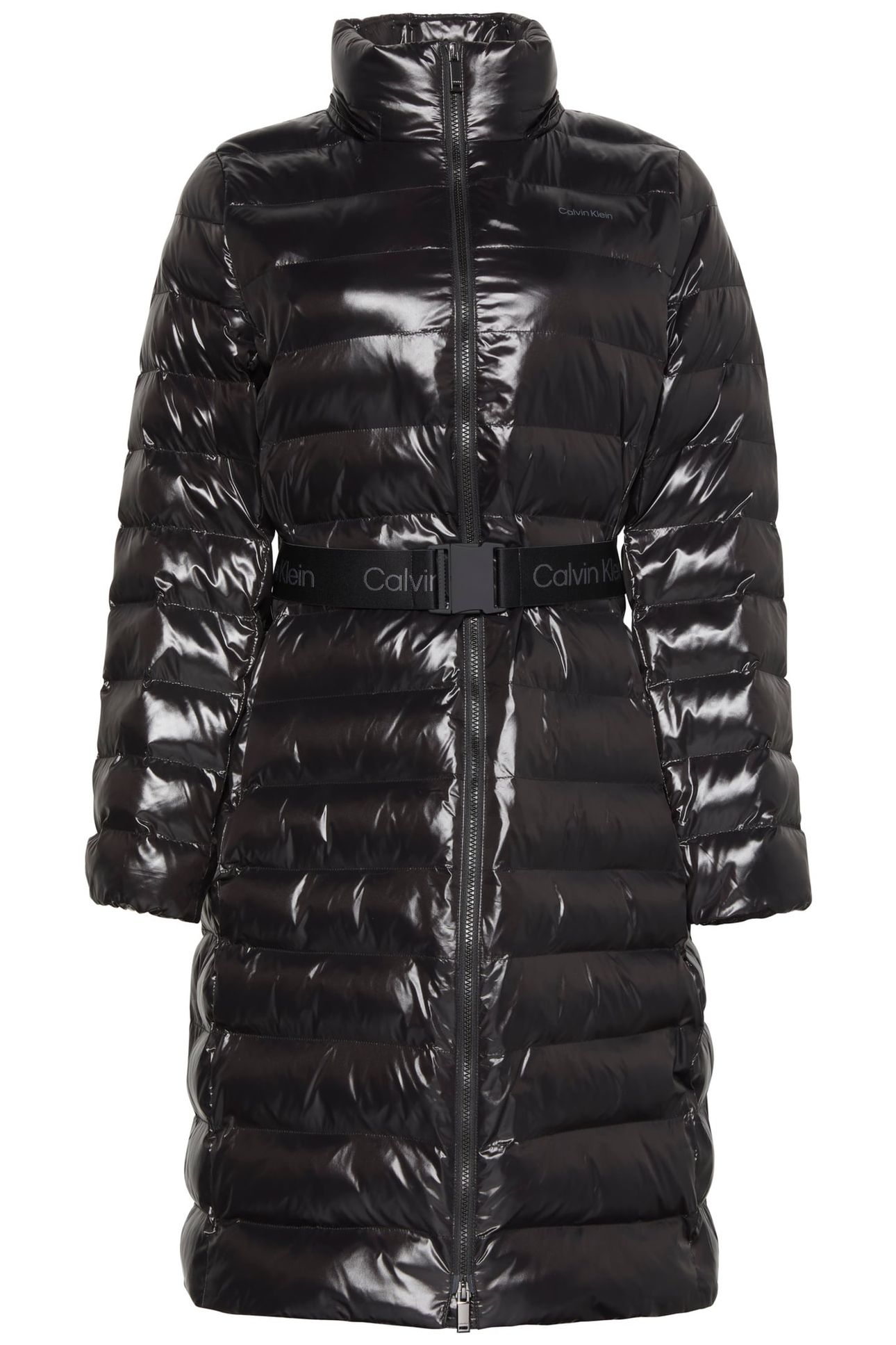 BELTED LIGHTWEIGHT COAT BLACK 4