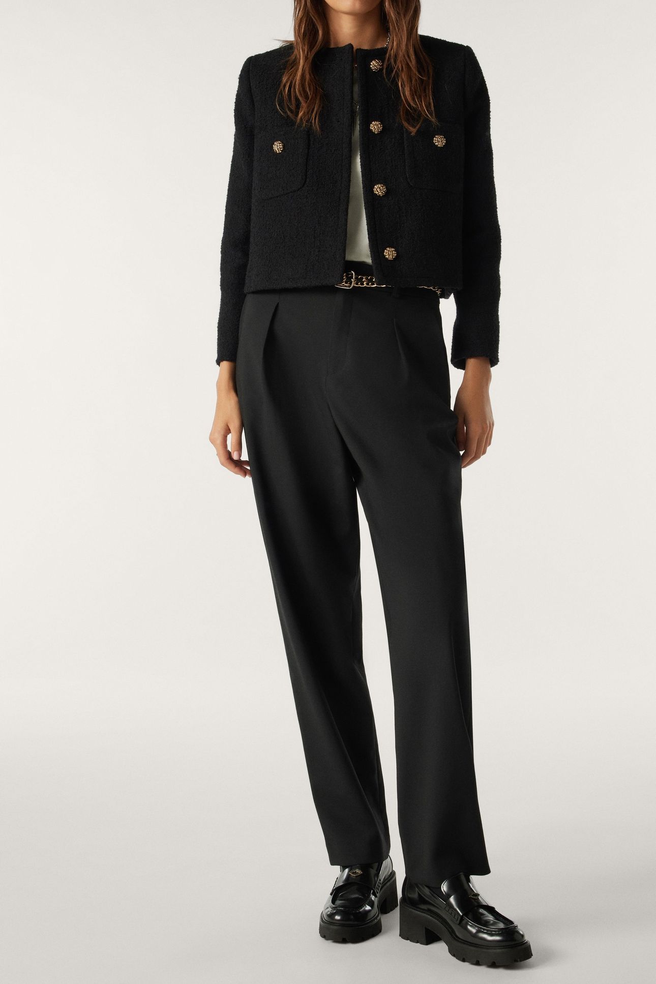 STRAIGHT TROUSERS BLACK 2