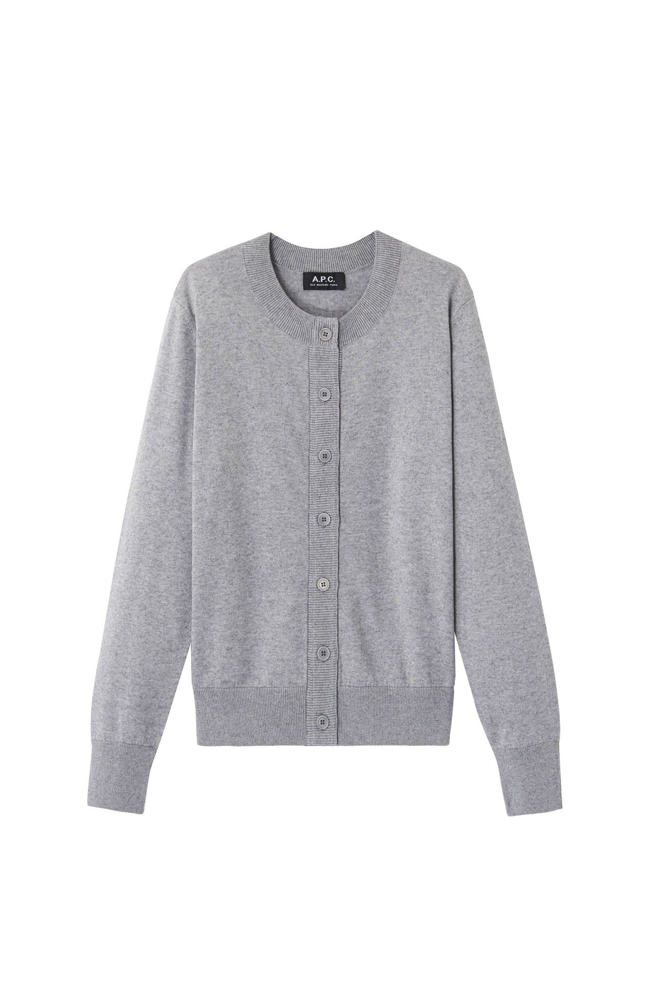 CARDIGAN NINH HEATHERED GREY 2