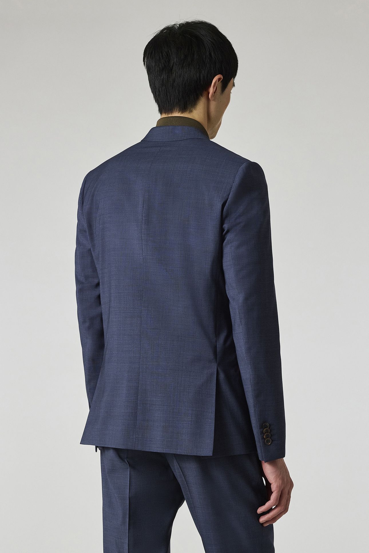 MENS TAILORED FIT 2BTN SUIT INKY BLUE 3