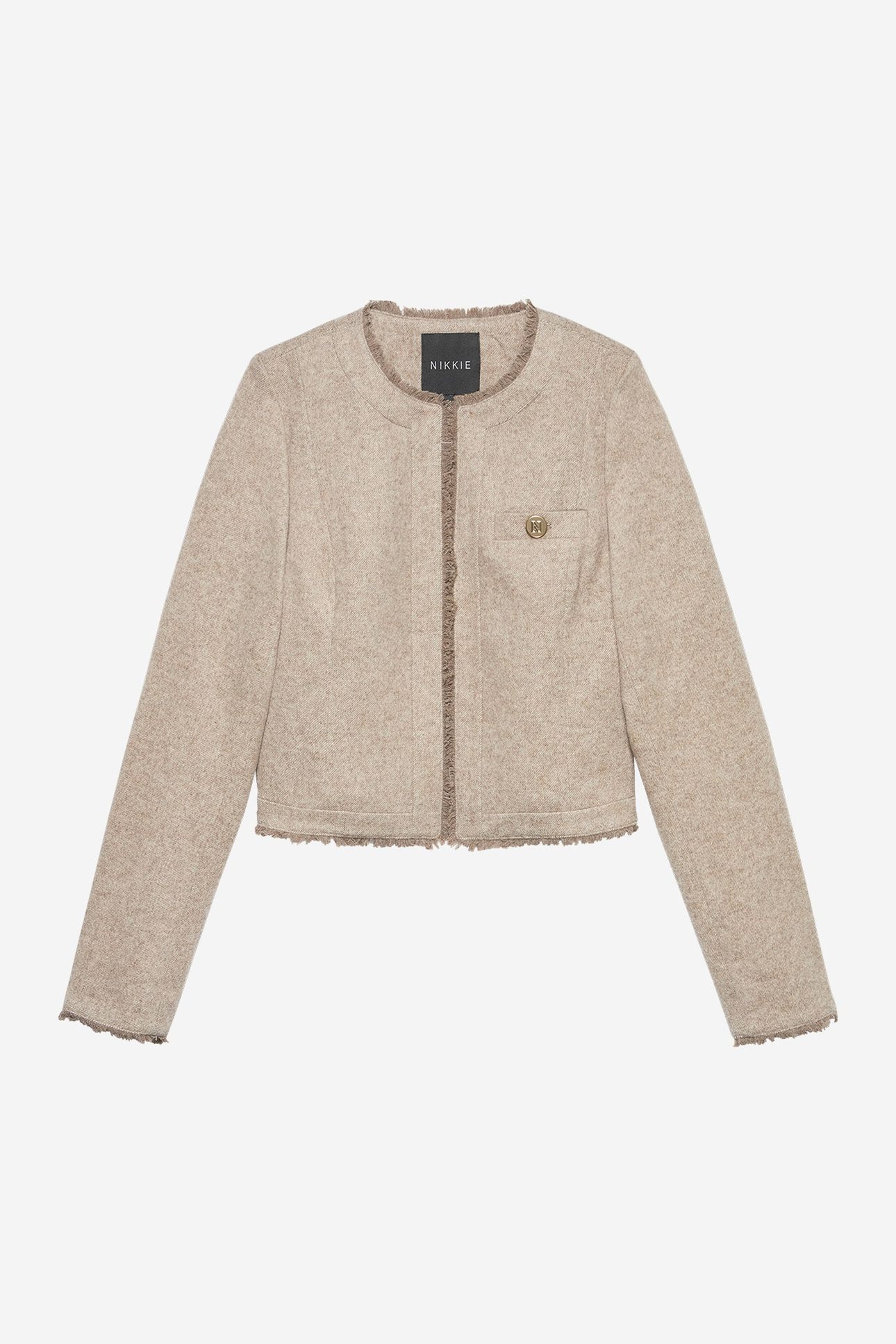 PHILEAU BLAZER DARK HUMMUS 1