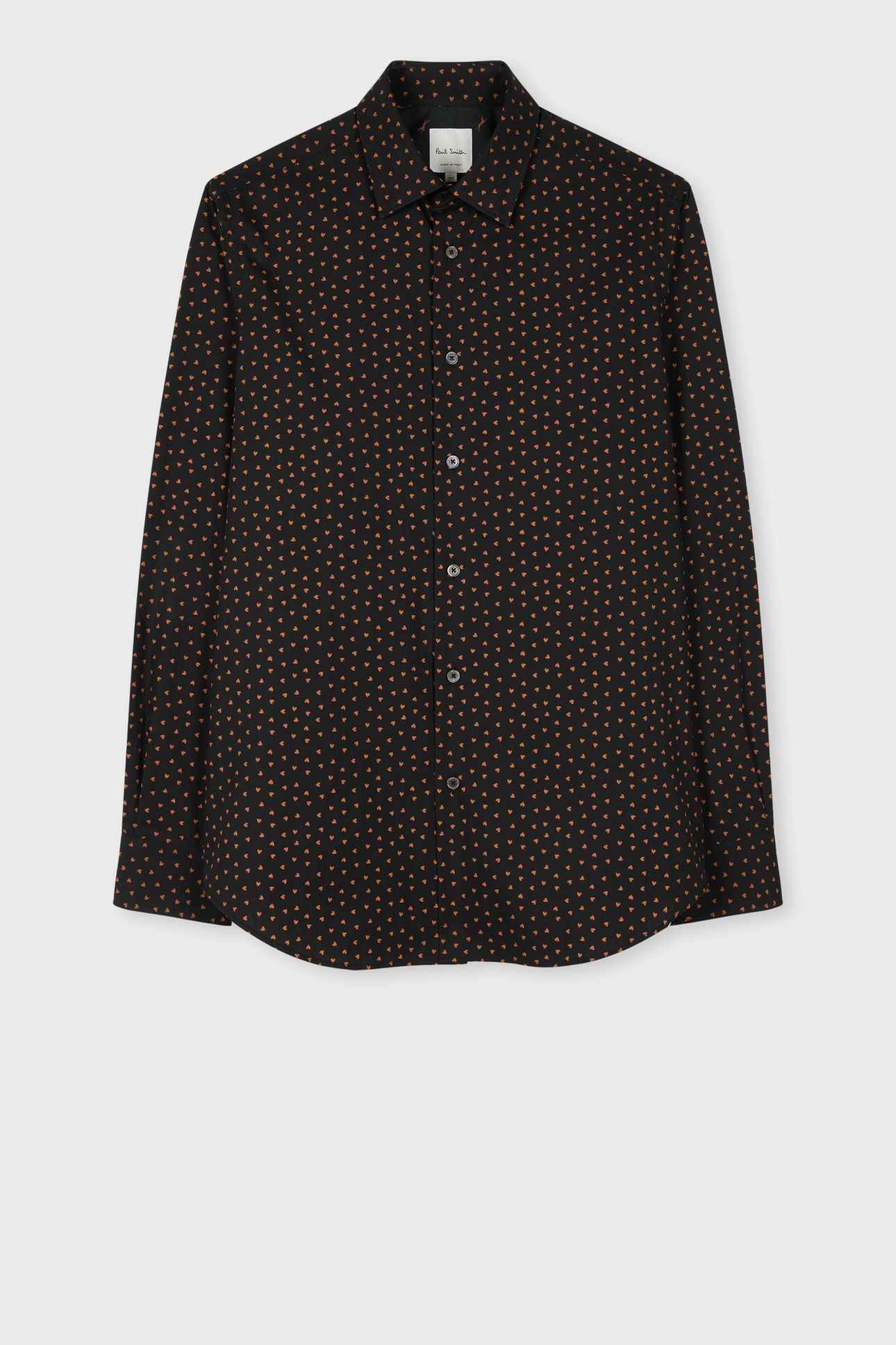 MENS S/C TAILORED FIT SHIRT BLACK 4
