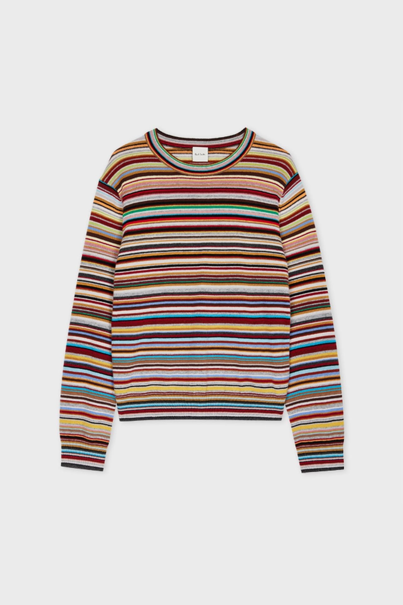 WOMENS KNITTED SWEATER CREW NECK MULTI COLOURED 5