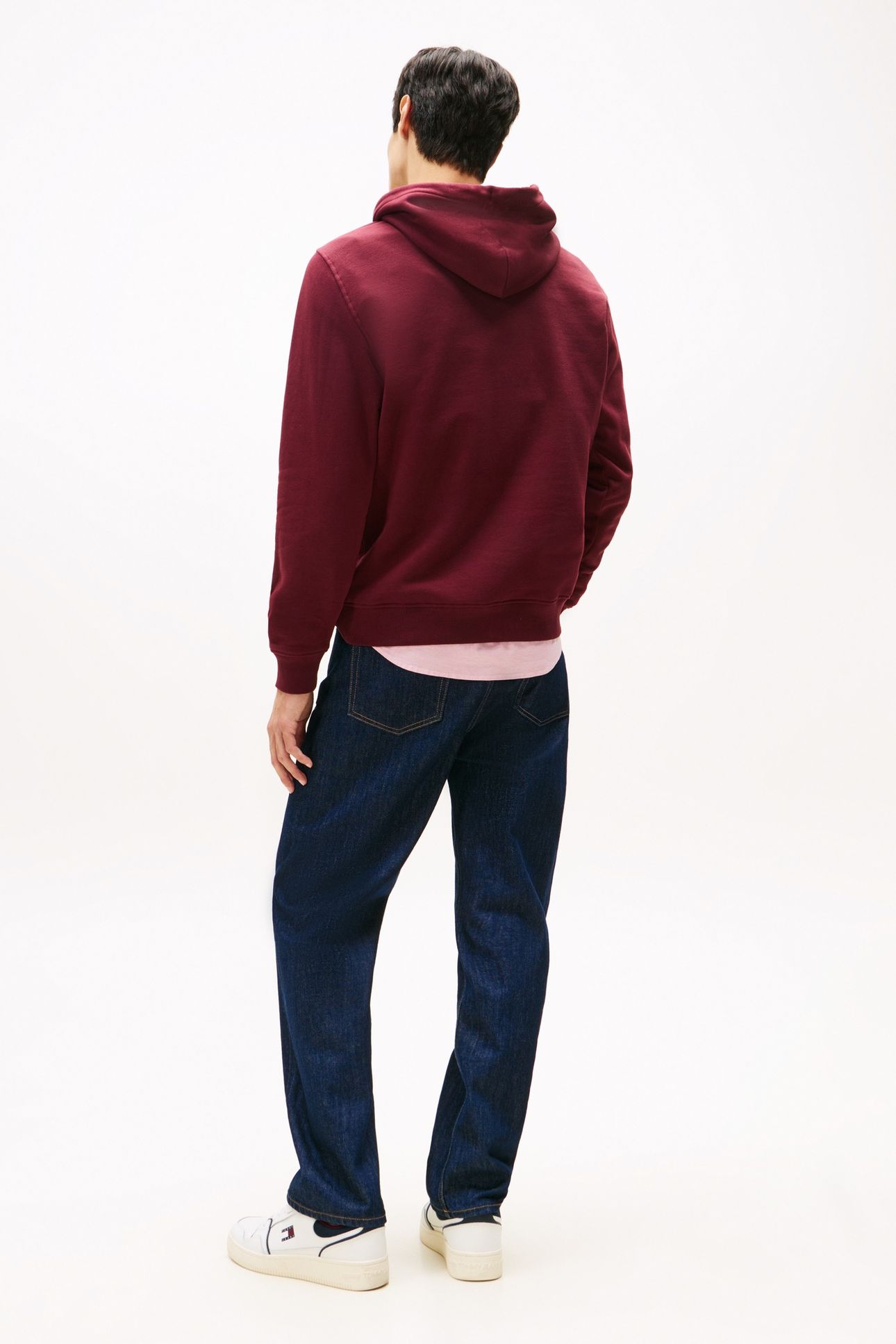 TJM REG LINEAR LOGO RED WINE MULTI 2