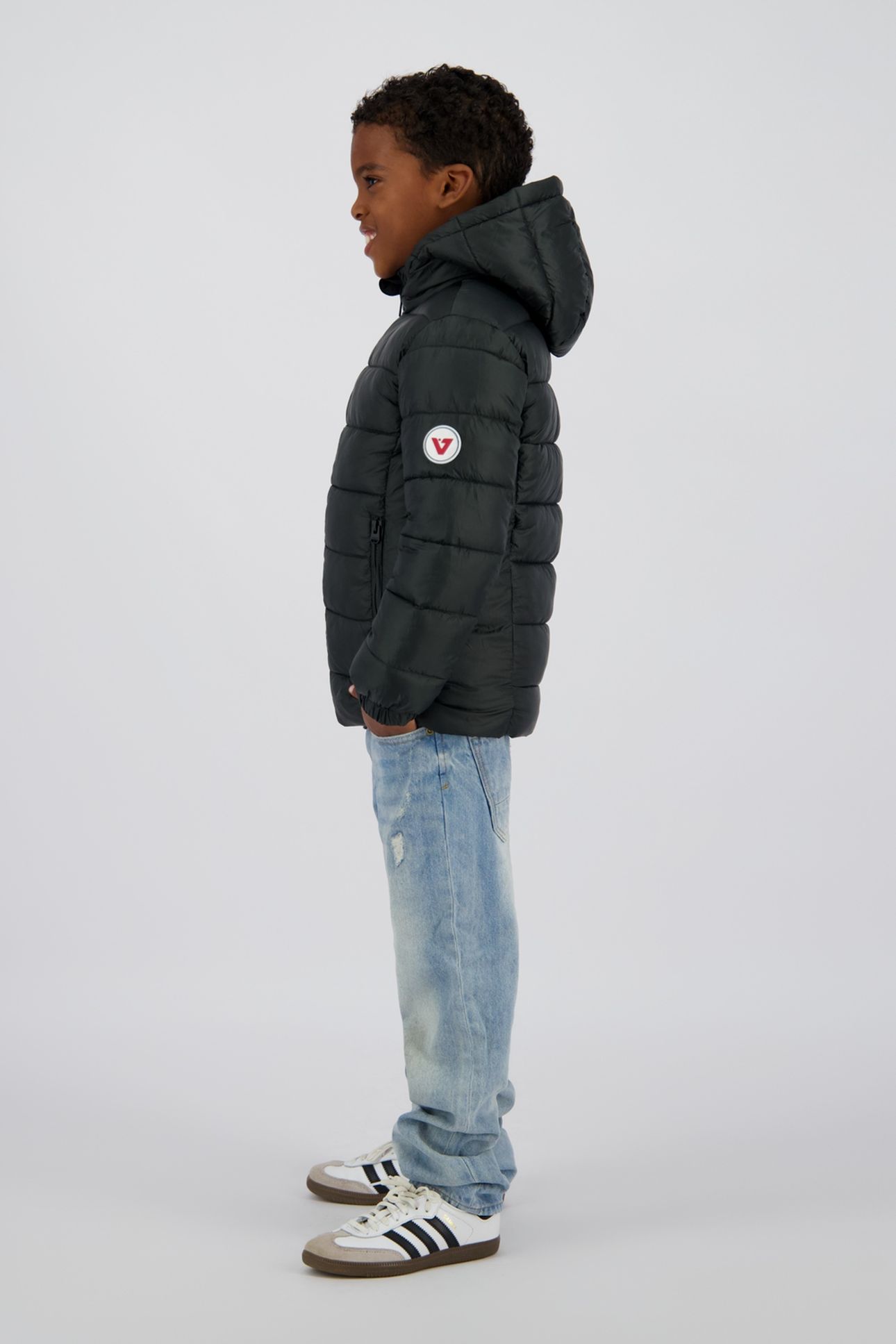 BOYS TIFFON JACKET OUTDOOR ARMY GREEN 3