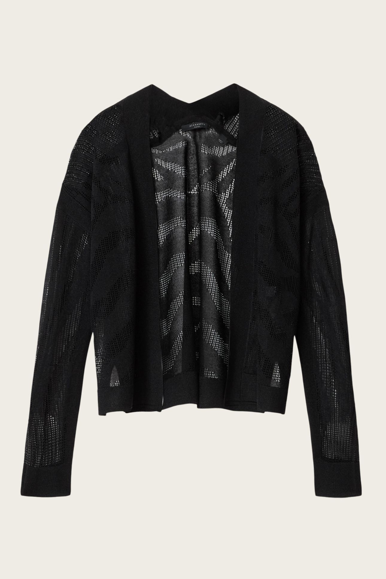 MISHA CROP CARDIGAN BLACK 4