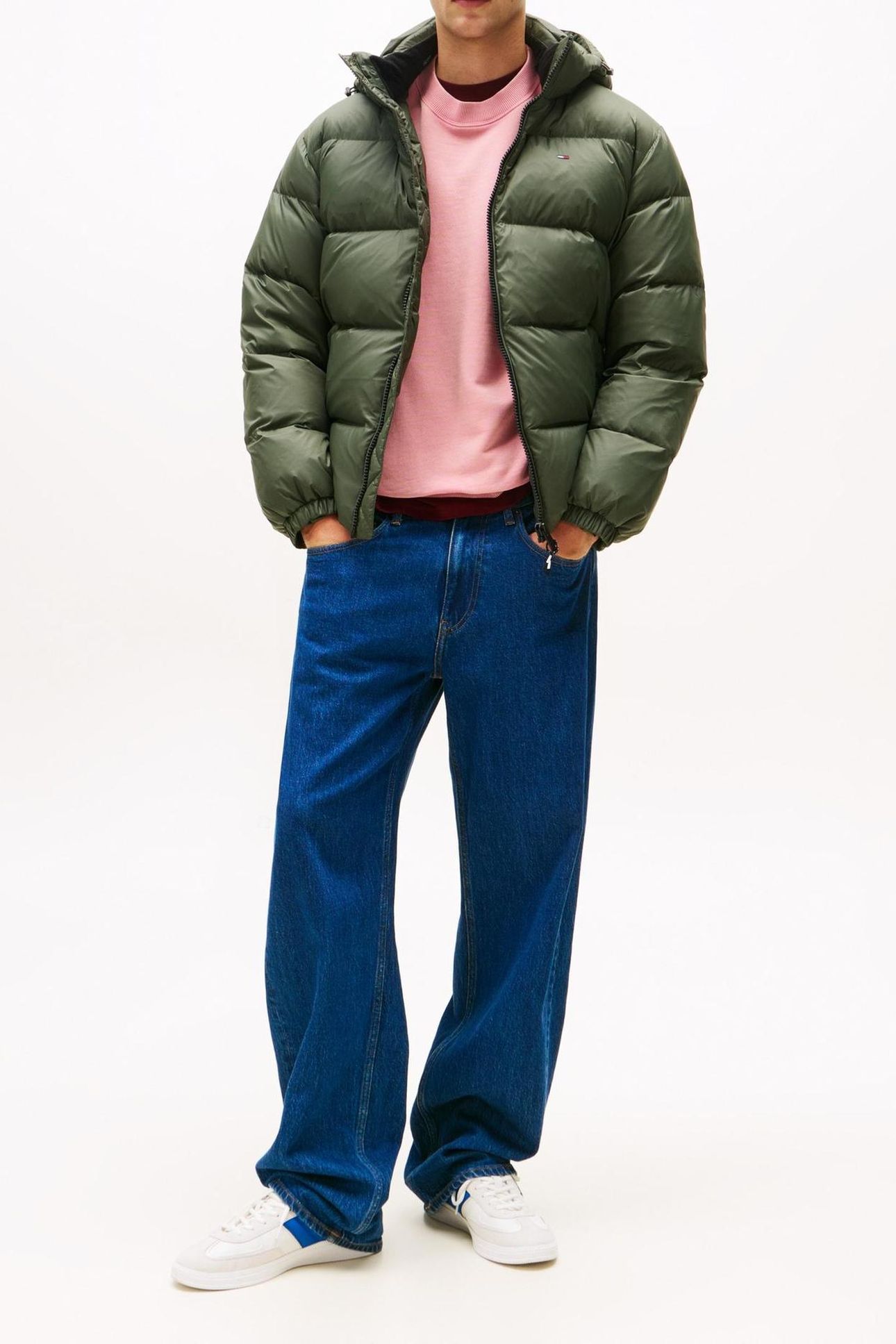 TJM ESSENTIAL DOWN JACKET PEWTER GREEN 3
