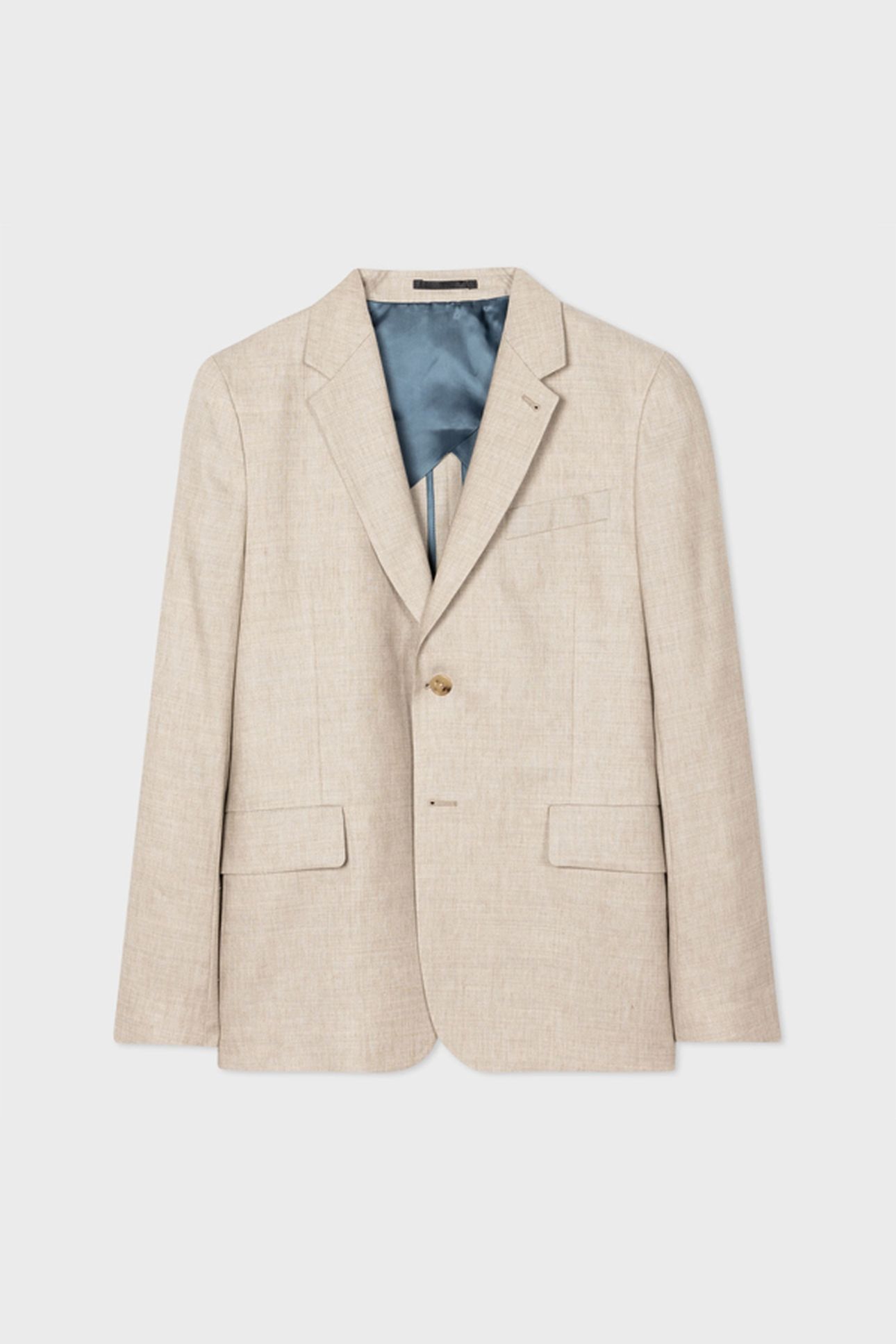 MENS 2 BUTTON JACKET LIGHT BEIGE 5