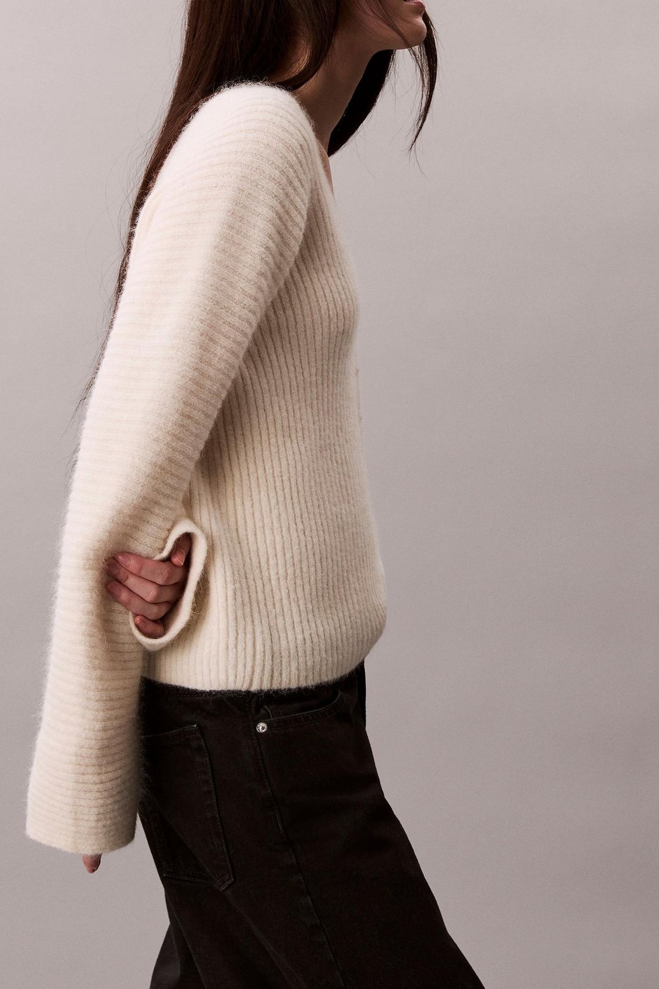 LONG SLEEVE BUTTON BRILLIANT WHITE 5