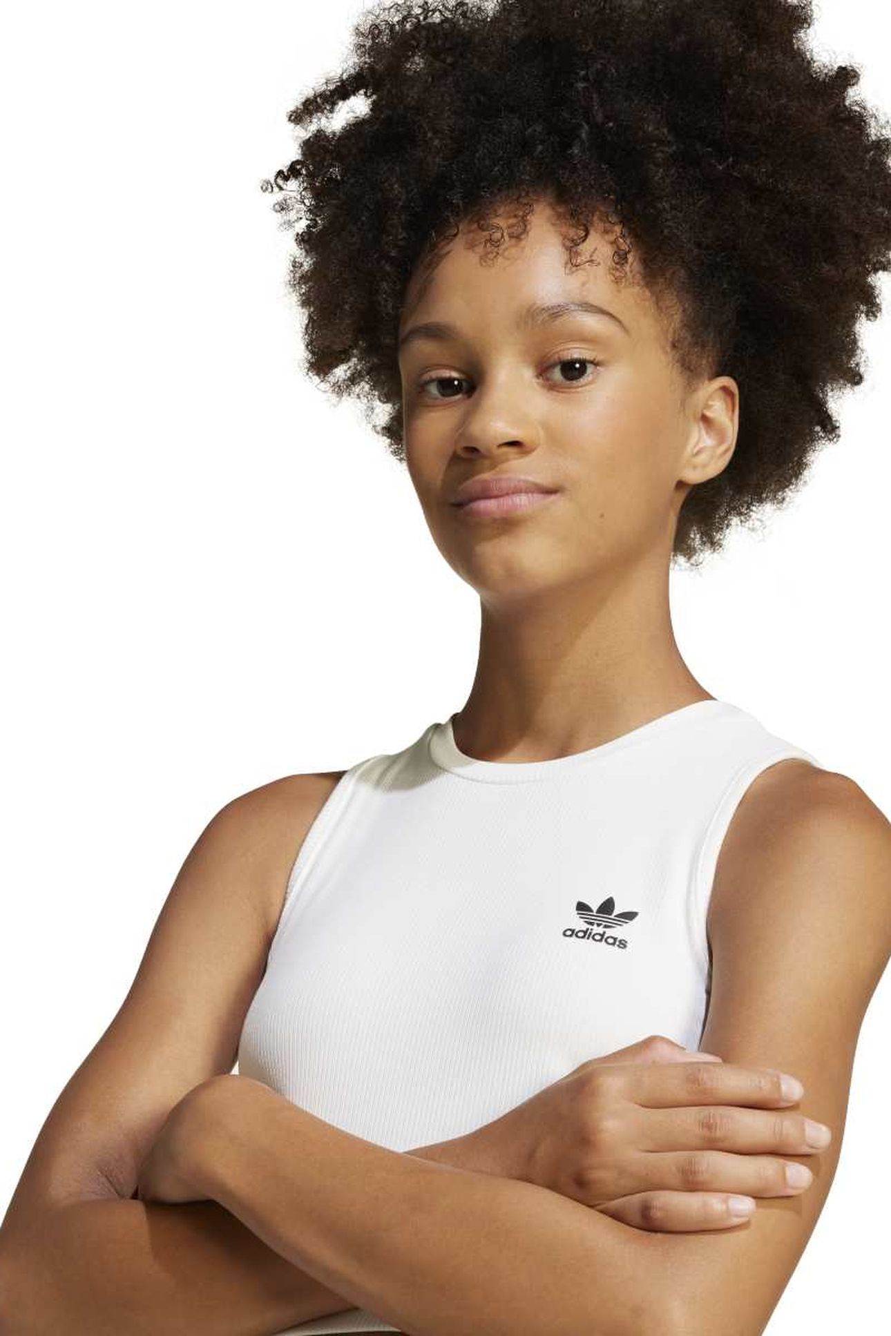 JUNIOR RIB TANK TOP CLOUD WHITE 5