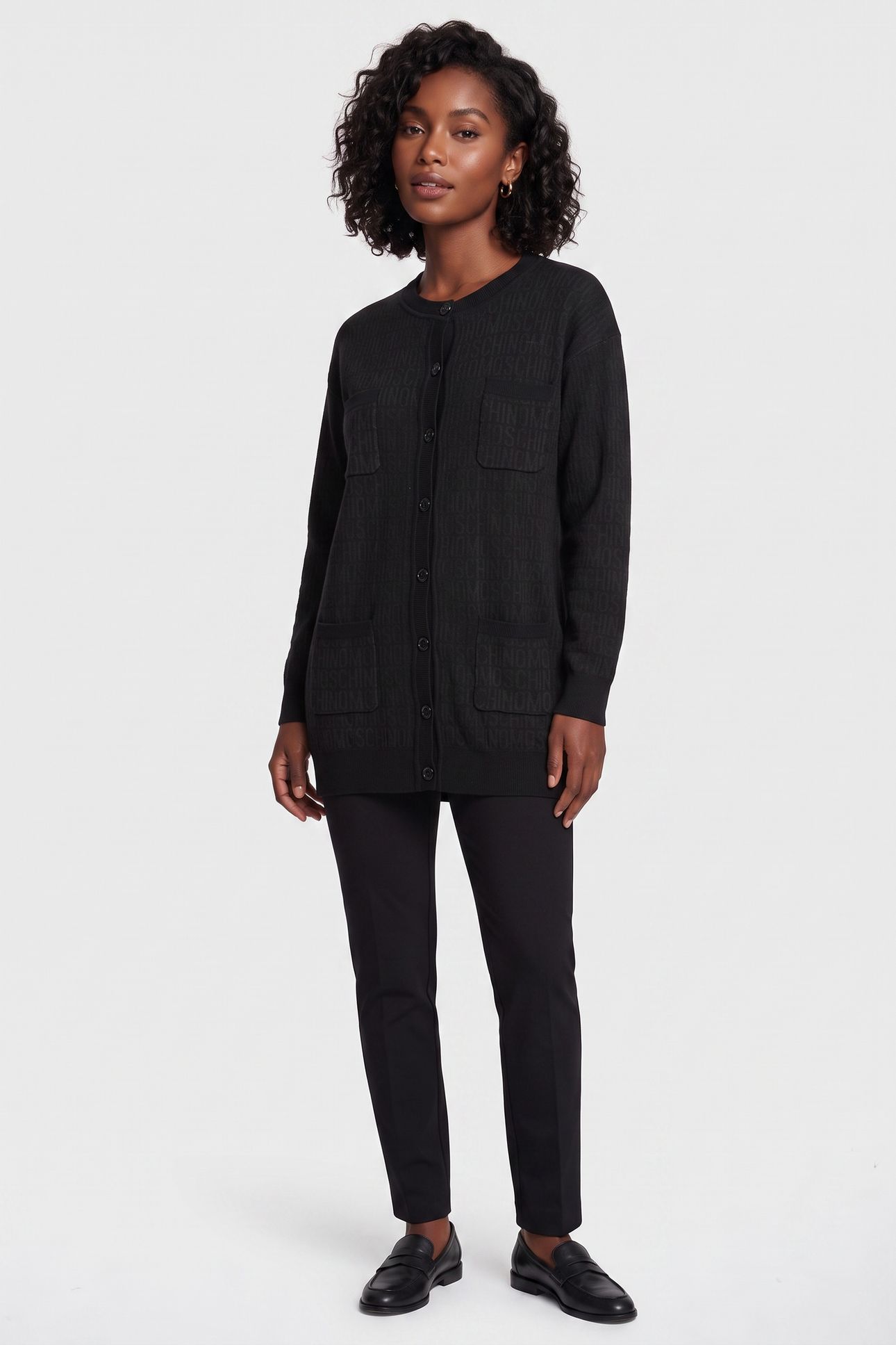 KNITTED JACKET BLACK 1