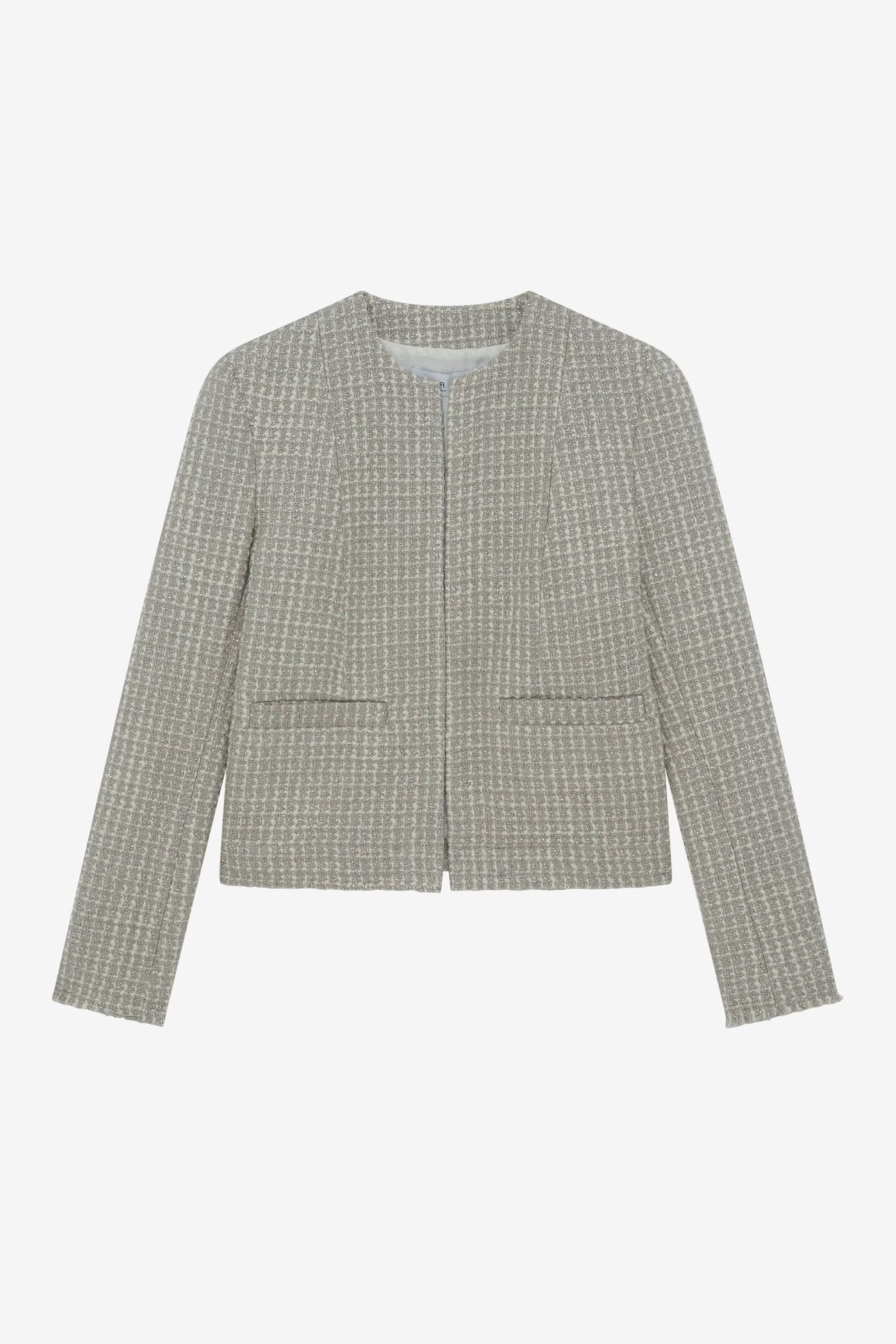 JOULIA JACKET SILVER/WHITE 4