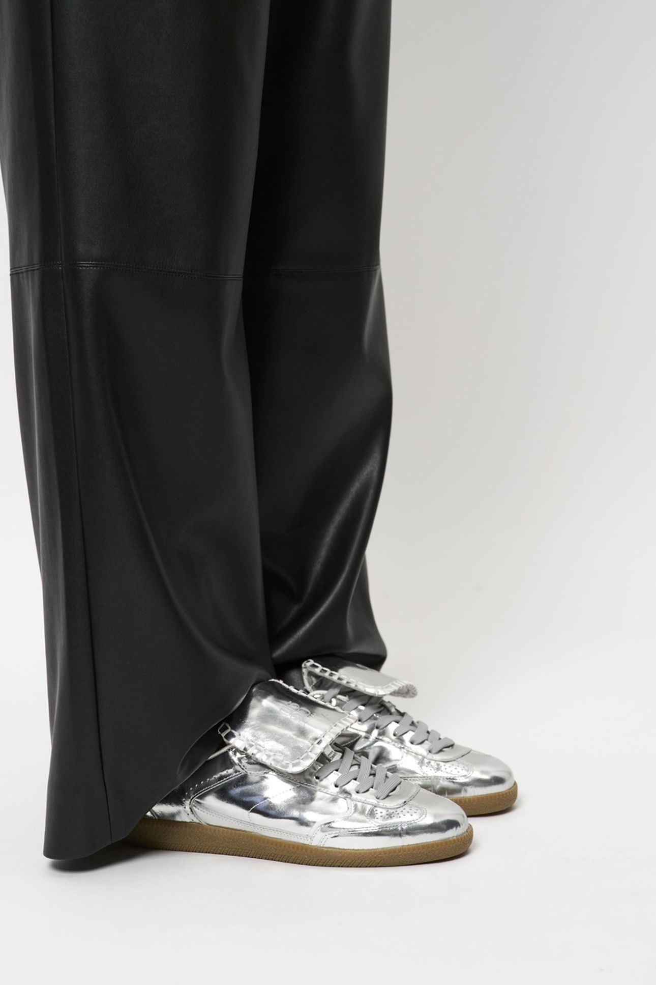 JULES FAUX LEATHER PANTS RAVEN 4
