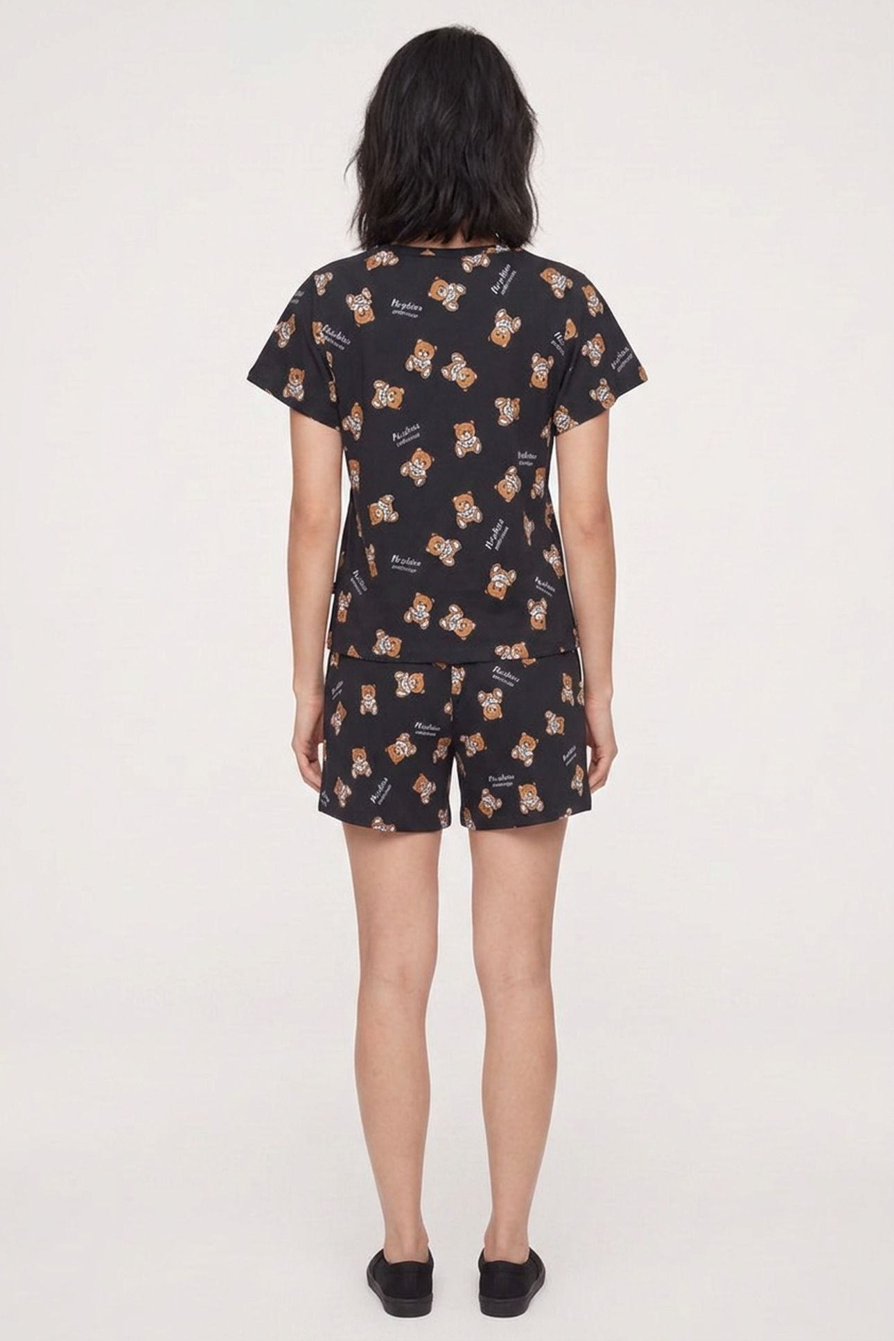 SHORT PIJAMAS BLACK 2