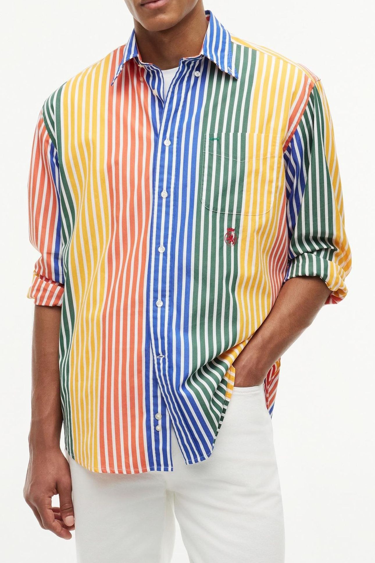 PREP ICON STRIPE RELAXED BRILLIANT ORANGE/STRIPE 2