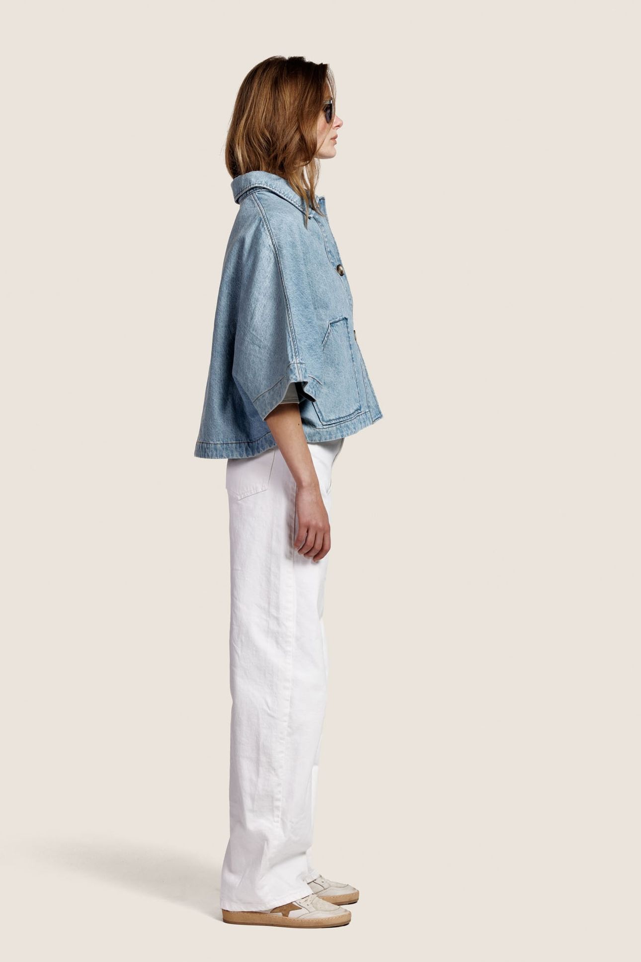 LENA DENIM BLOUSE LIGHT DENIM 2